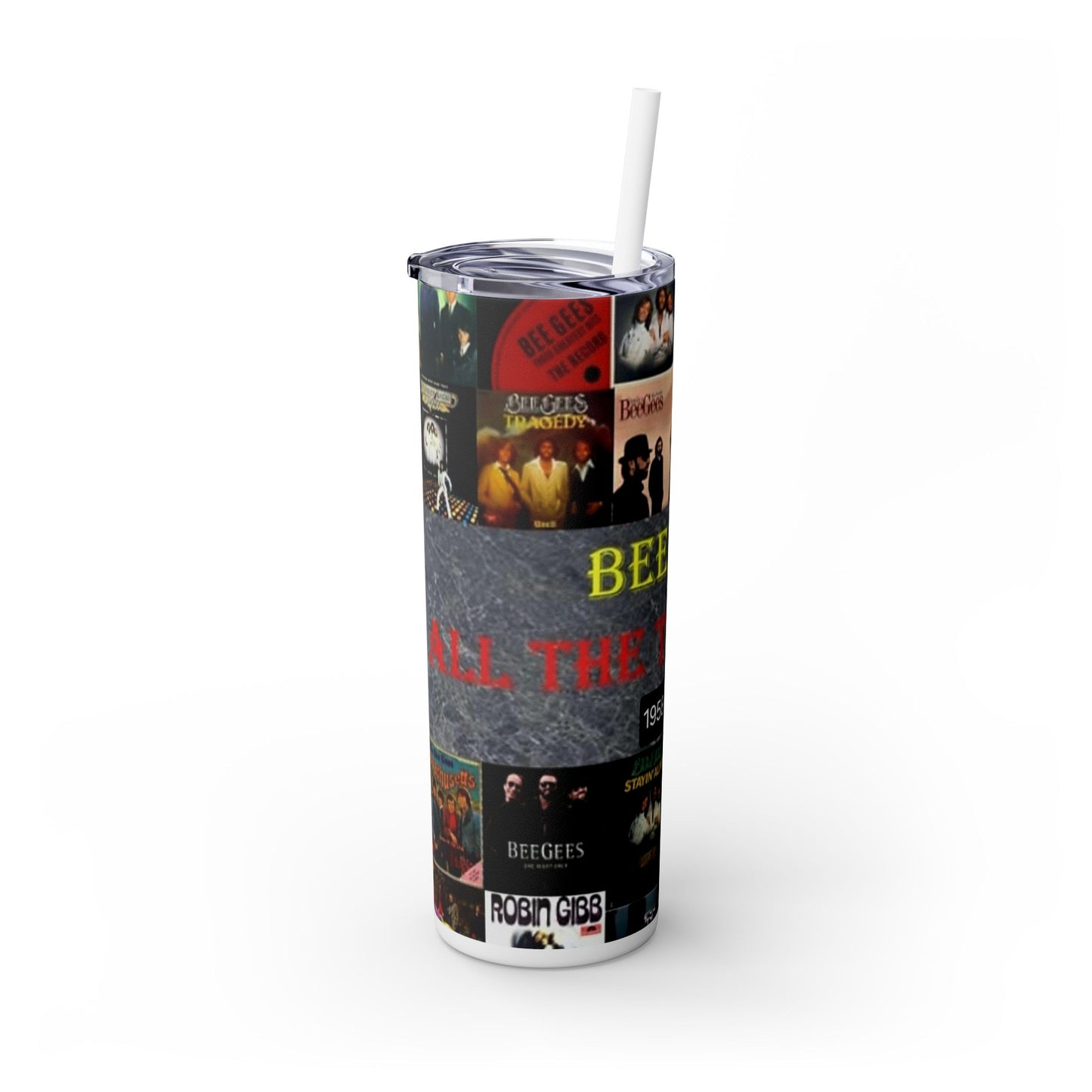 BeeGee Skinny Tumbler with Straw, 20oz - Rock n Royalty Designs