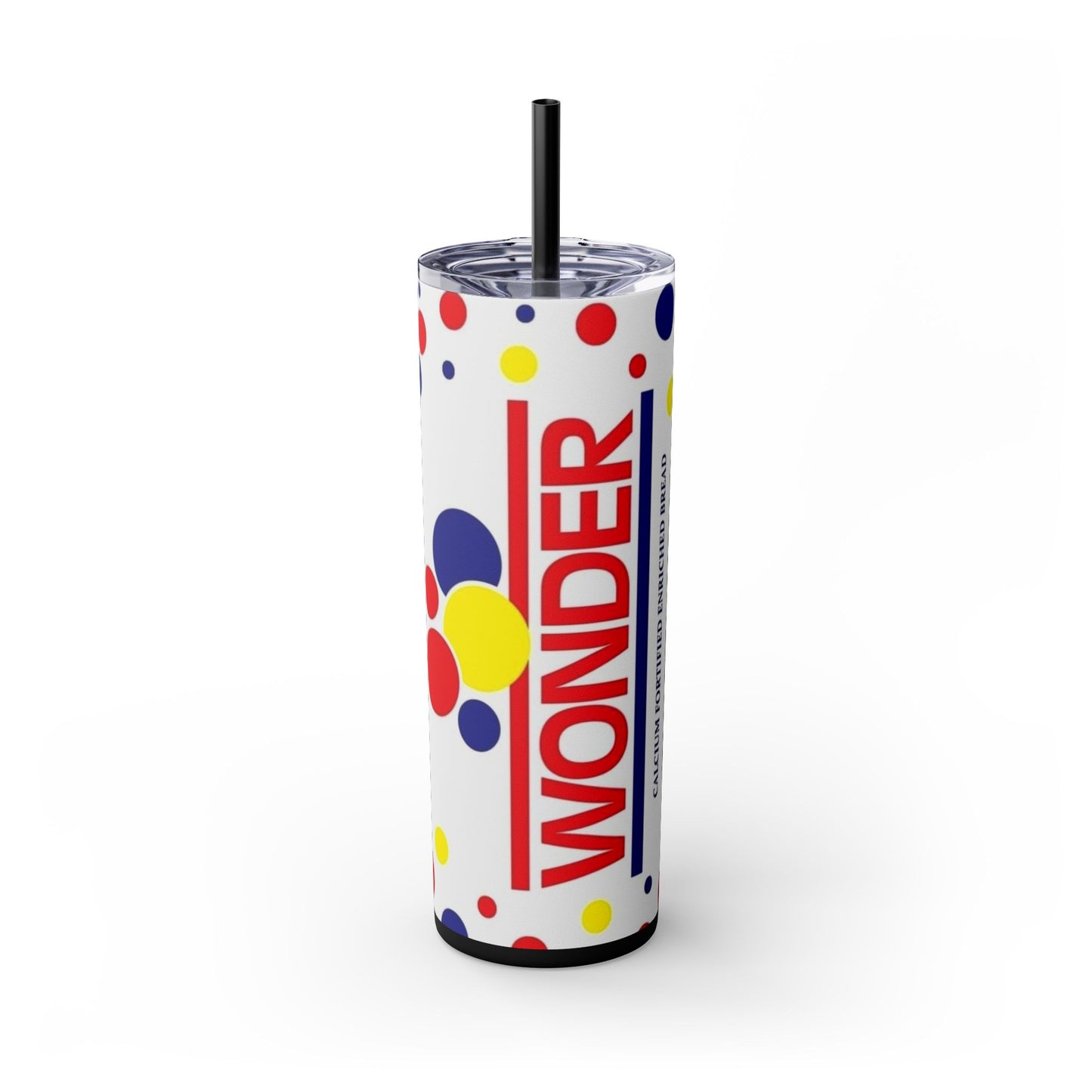 WONDER BREAD 🍞 - Skinny Tumbler with Straw, 20oz - Rock n Royalty Designs