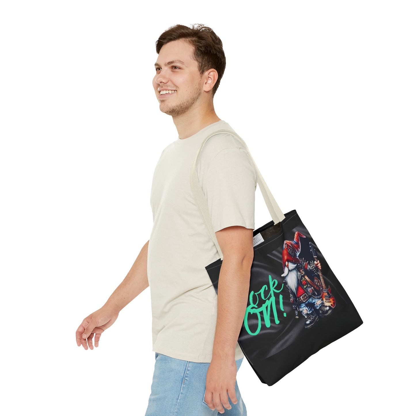 ROCK Gnome Tote Bag Printify