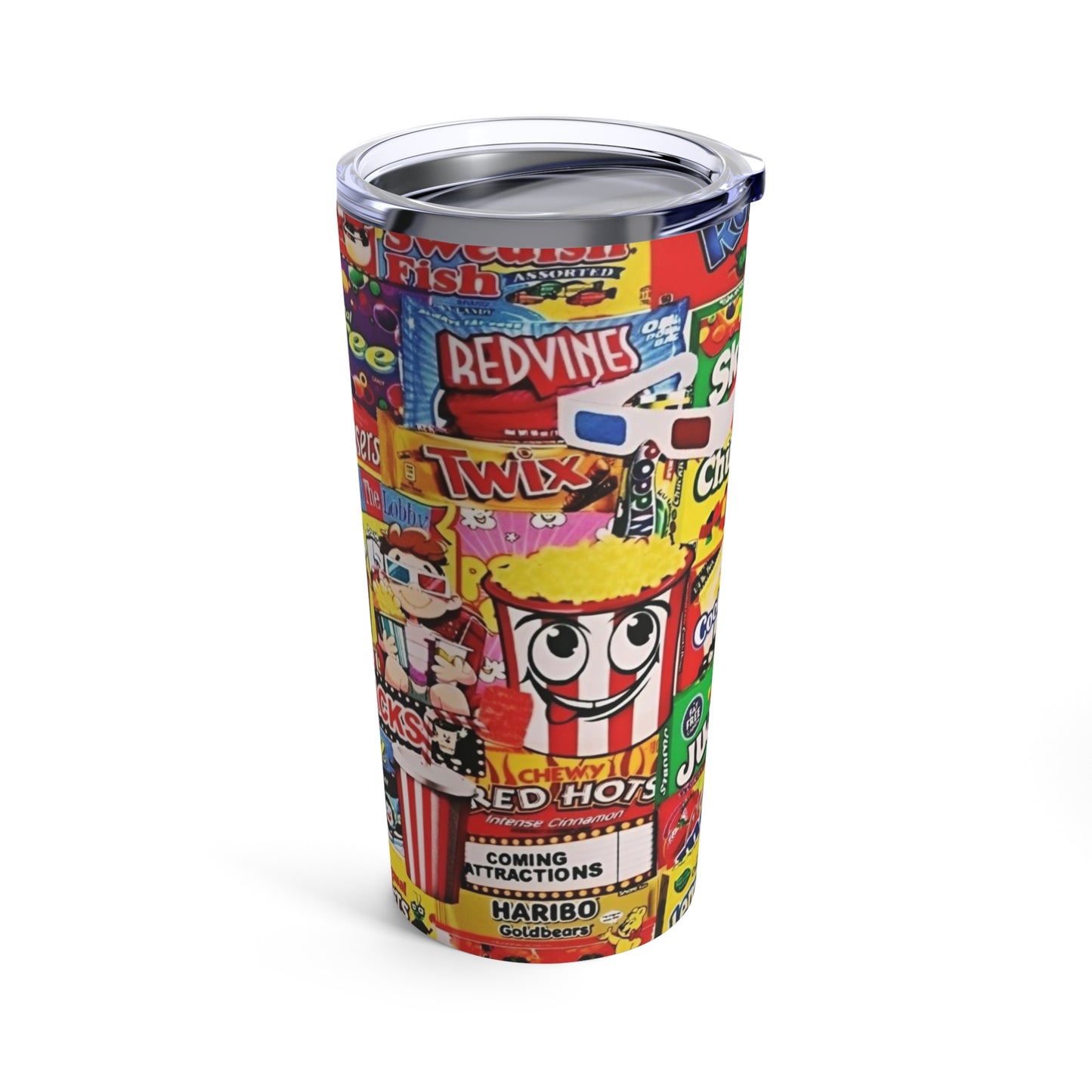 THEATER SNACKS TRAVEL TUMBLER Printify