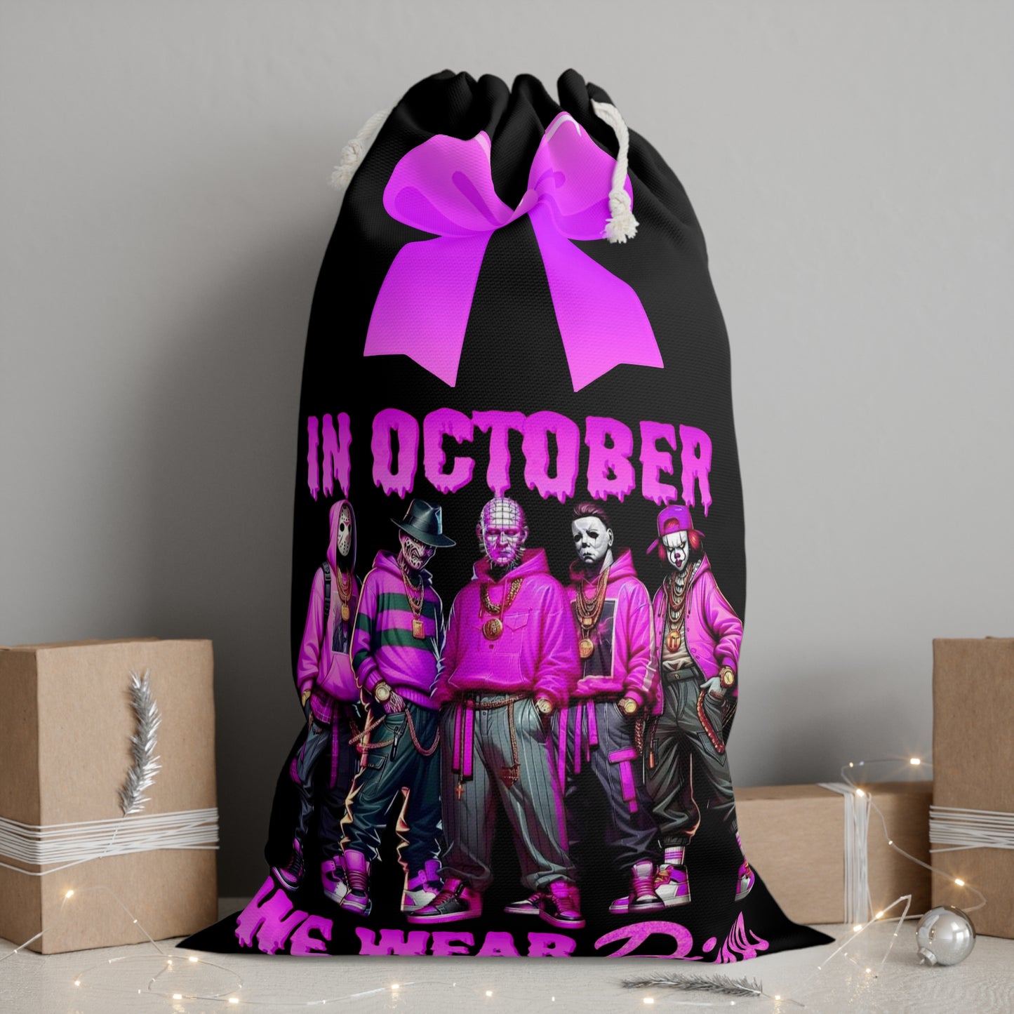 SACK - In October we wear pink Printify