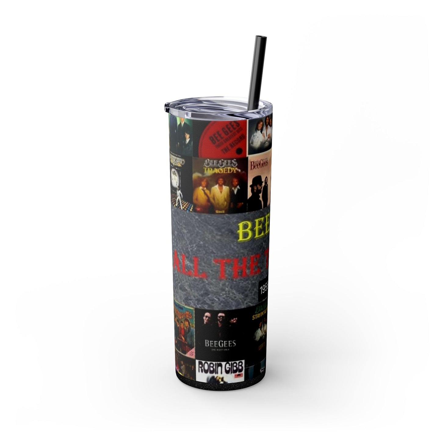 BeeGee Skinny Tumbler with Straw, 20oz - Rock n Royalty Designs