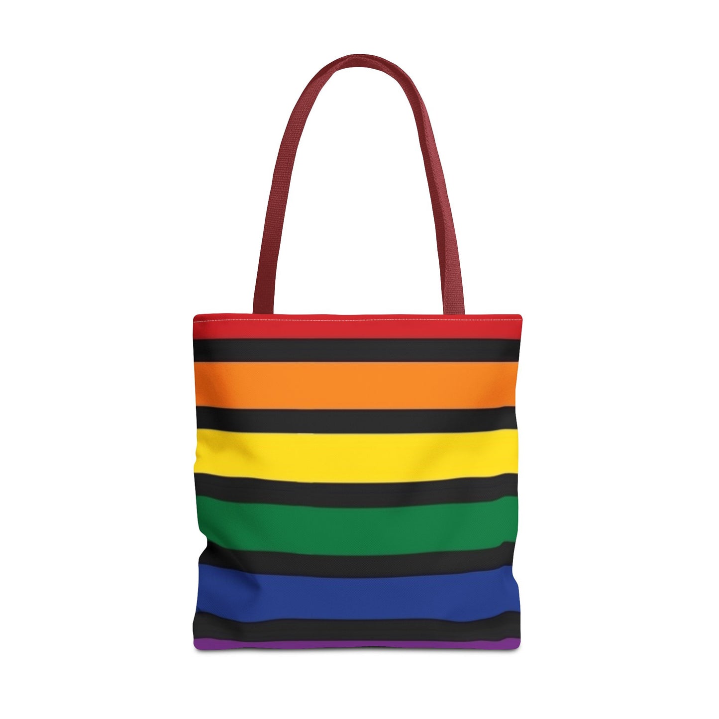 Rainbow Animal, Pink Flower, Rainbow Stripes 3 Designs 3 sizes - Tote Bag (AOP) - Rock n Royalty Designs