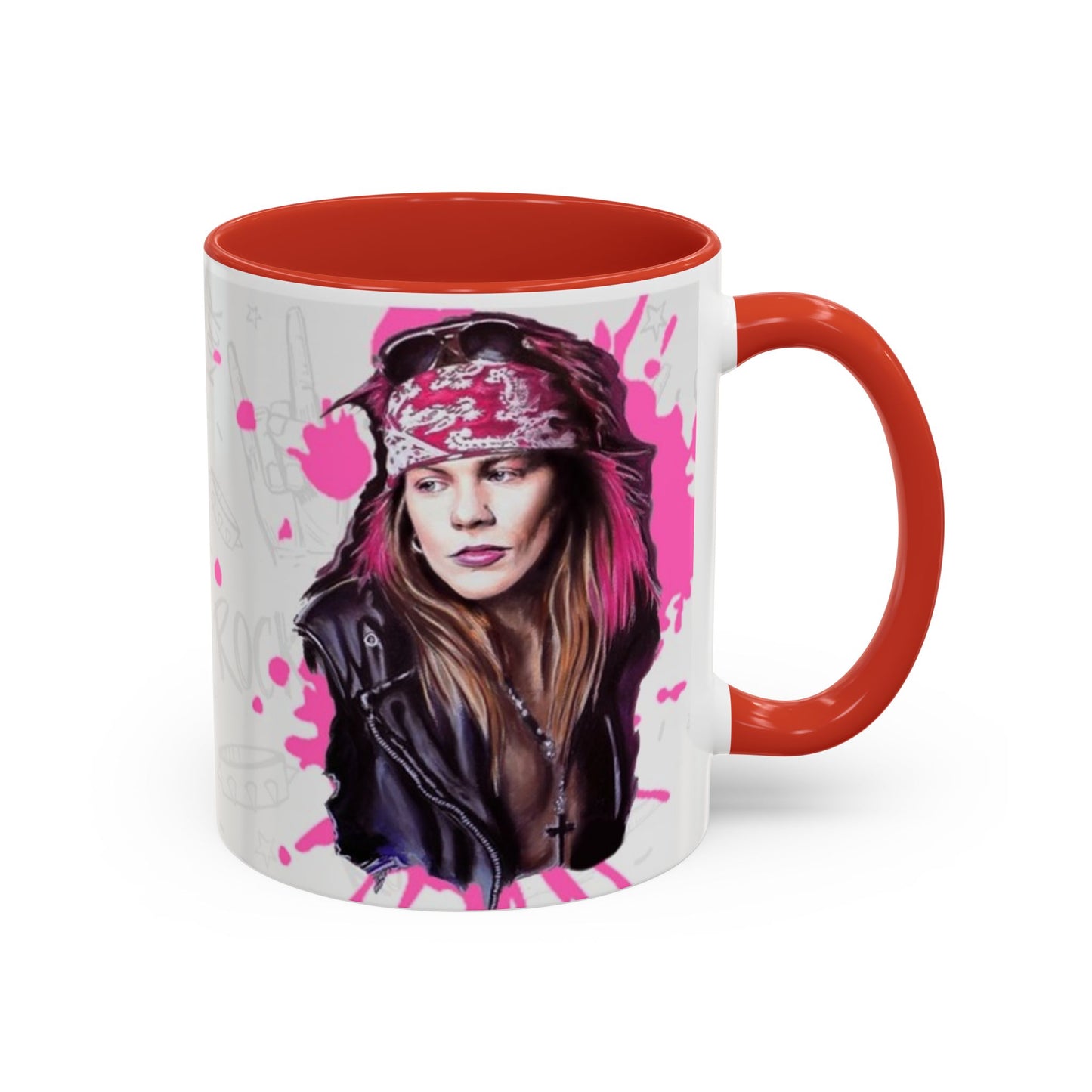 GUNS & ROSES Christmas - Accent Coffee Mug (11, 15oz) Printify