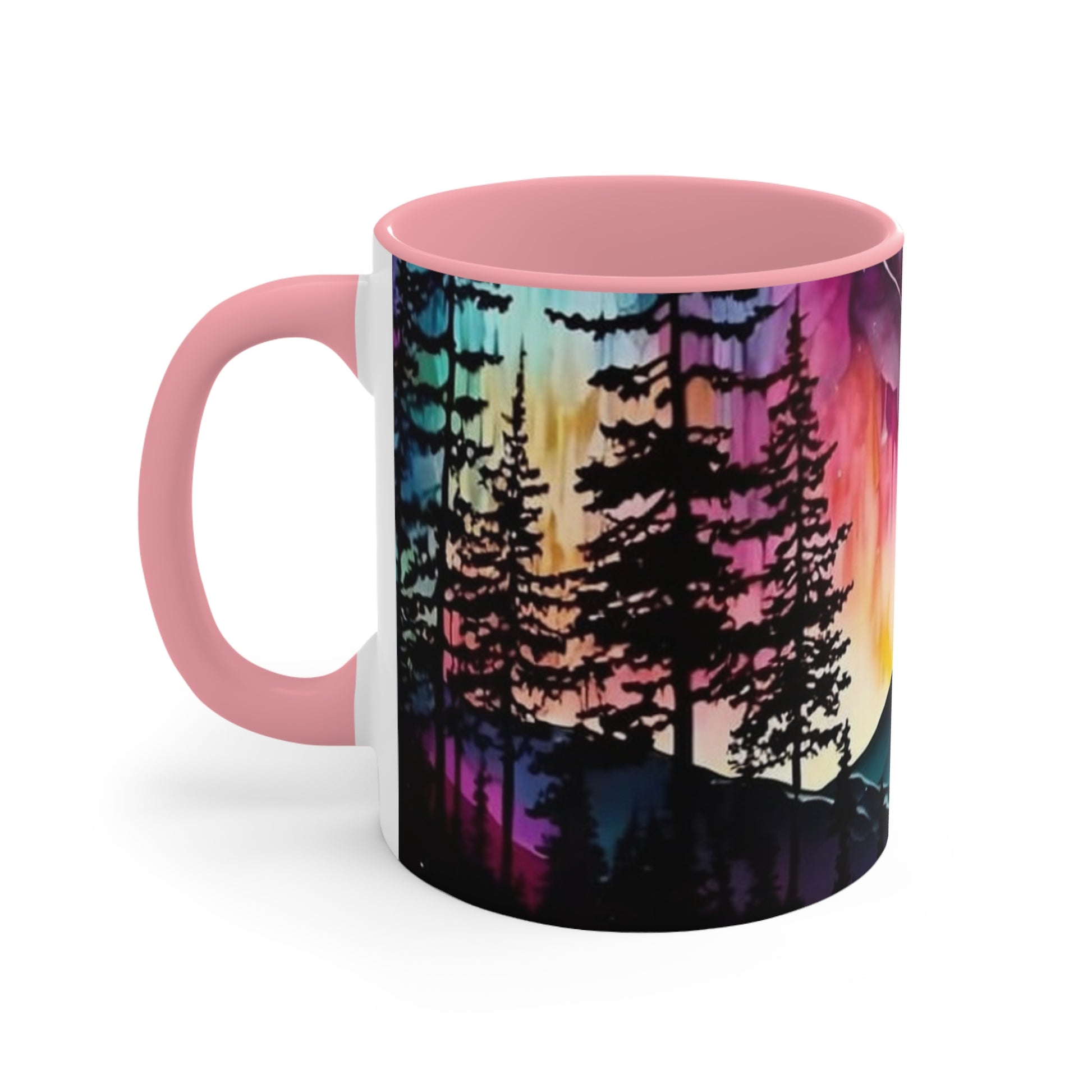 Beautiful Forest - Accent Mugs Printify