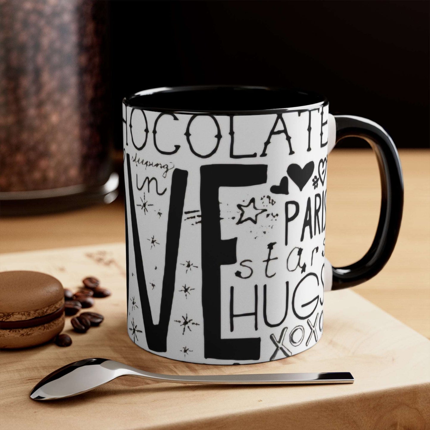 All LOVE- Accent Mugs - Rock n Royalty Designs