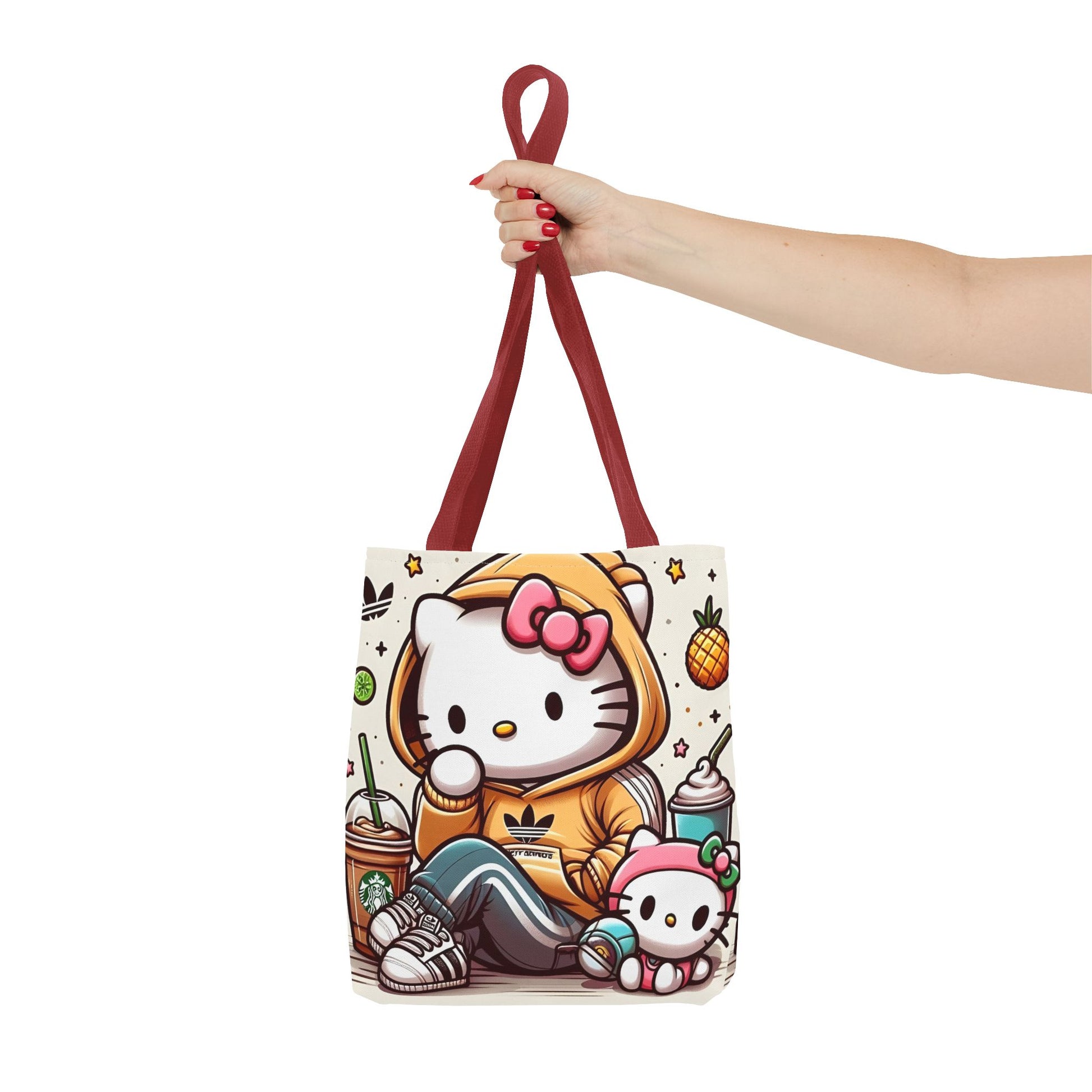 Ms. KITTY Adorable Anime-Inspired Tote Bag | Stylish and Cute Accessory Printify