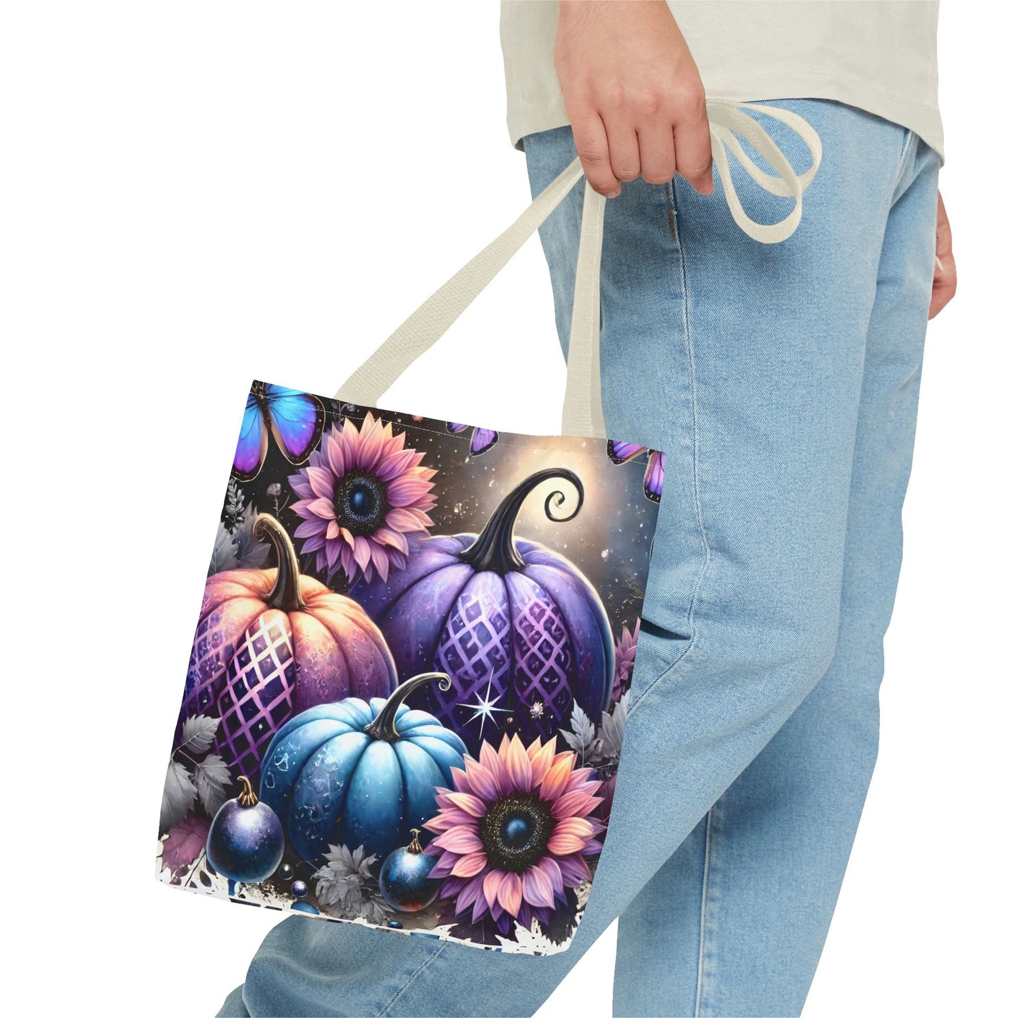 Pastel PumpkinsTote Bag (AOP) - Rock n Royalty Designs