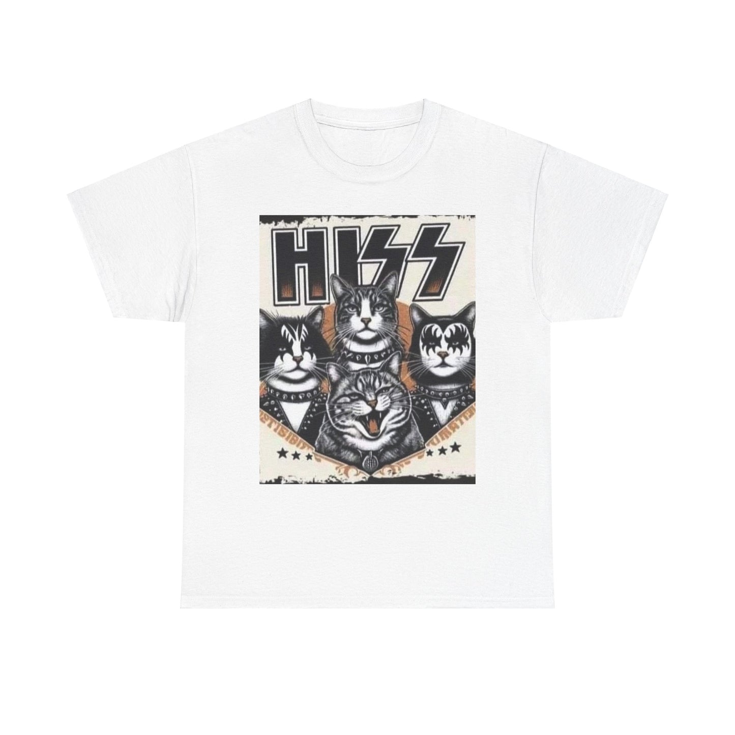 HISS D - Unisex Heavy Cotton Tee - Rock n Royalty Designs