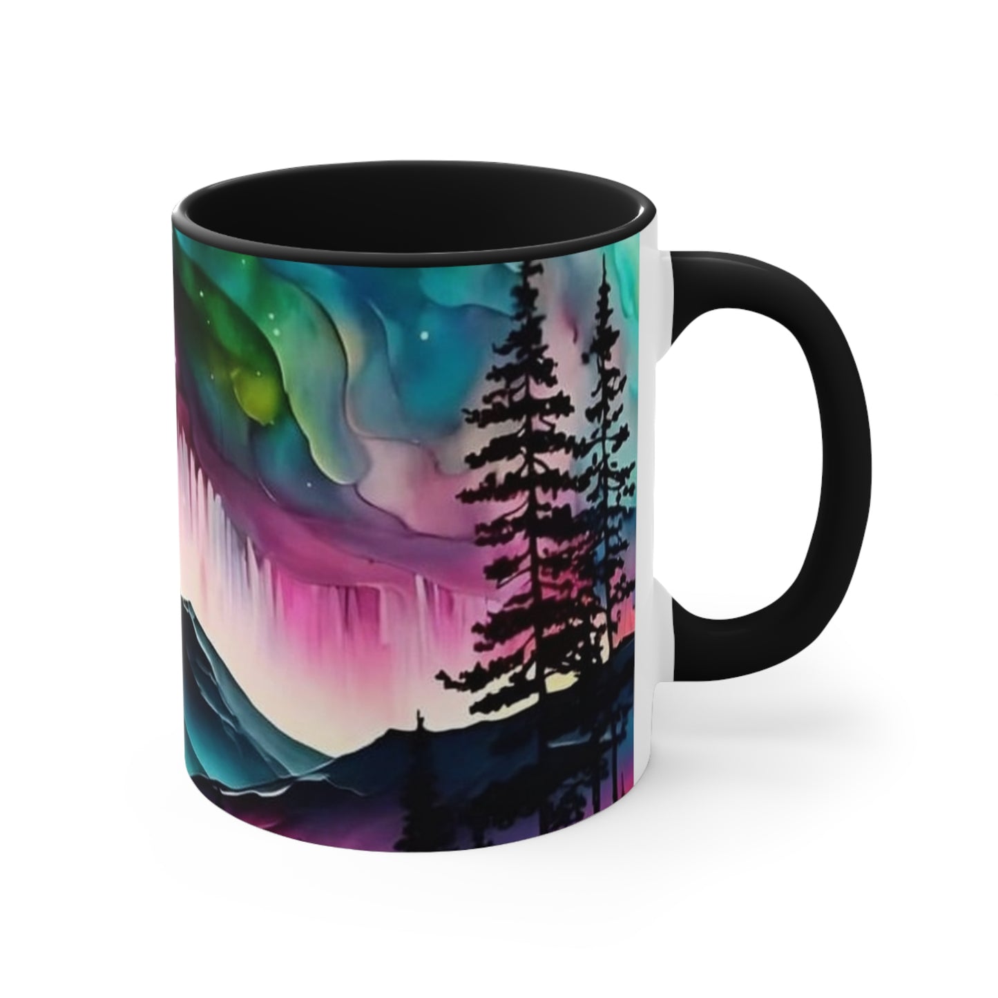 Beautiful Forest - Accent Mugs Printify