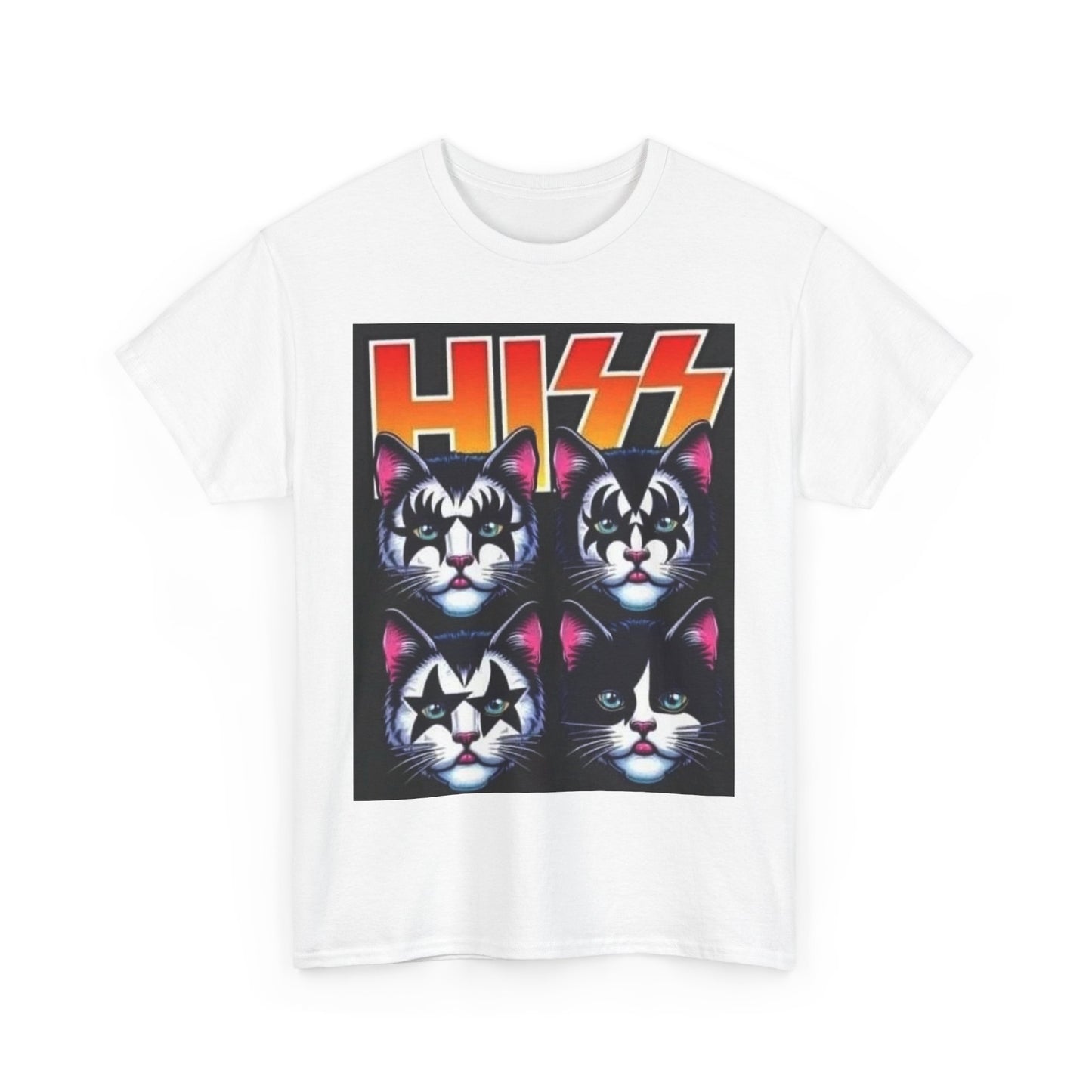 HISS A Unisex Heavy Cotton Tee - Rock n Royalty Designs