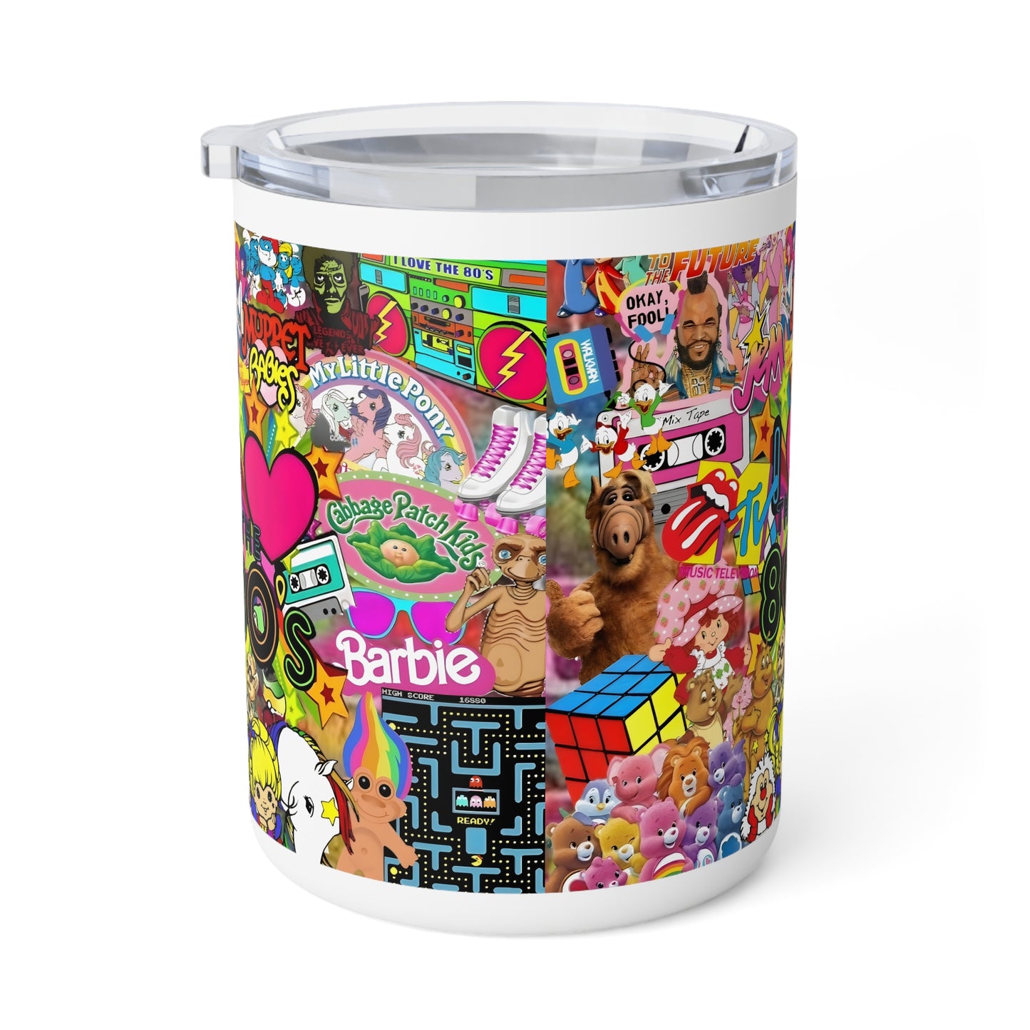 I ❤️ the 80s Insulated Coffee Mug, 10oz - Rock n Royalty Designs