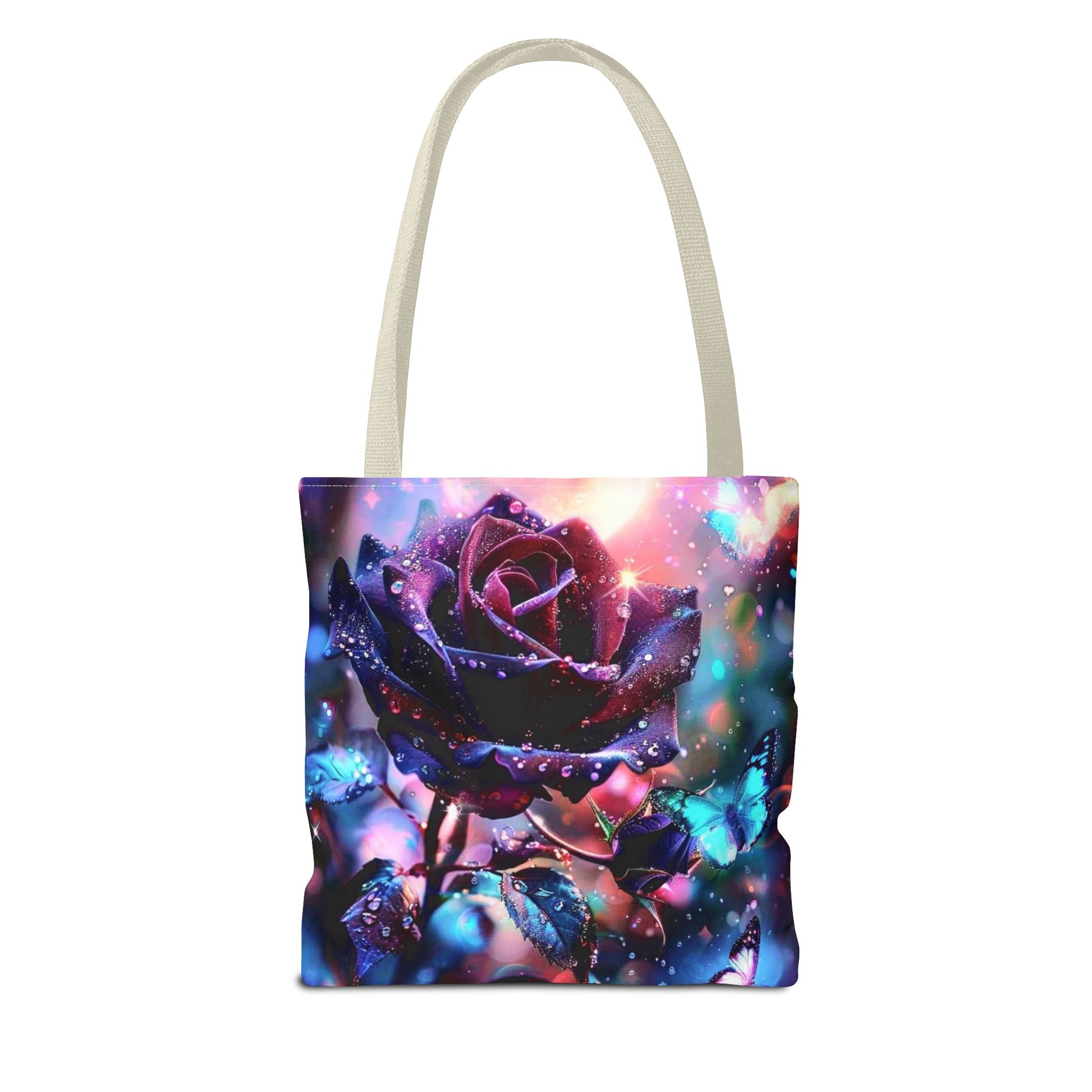 THREE BRIGHT FLOWER DESIGNS - Tote Bag (AOP) - Rock n Royalty Designs