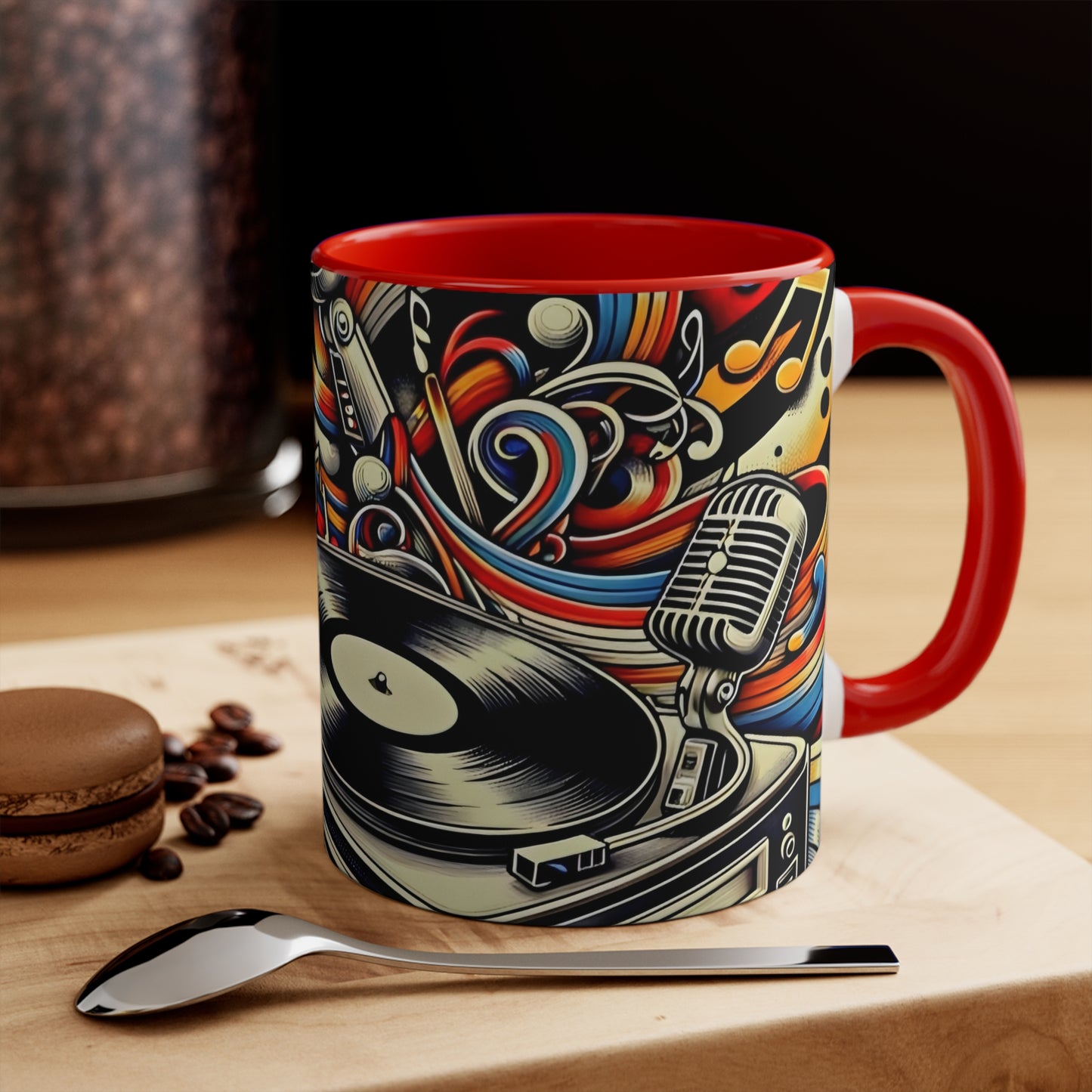 RECORD NOSTALGIC ACCENT MUG Printify