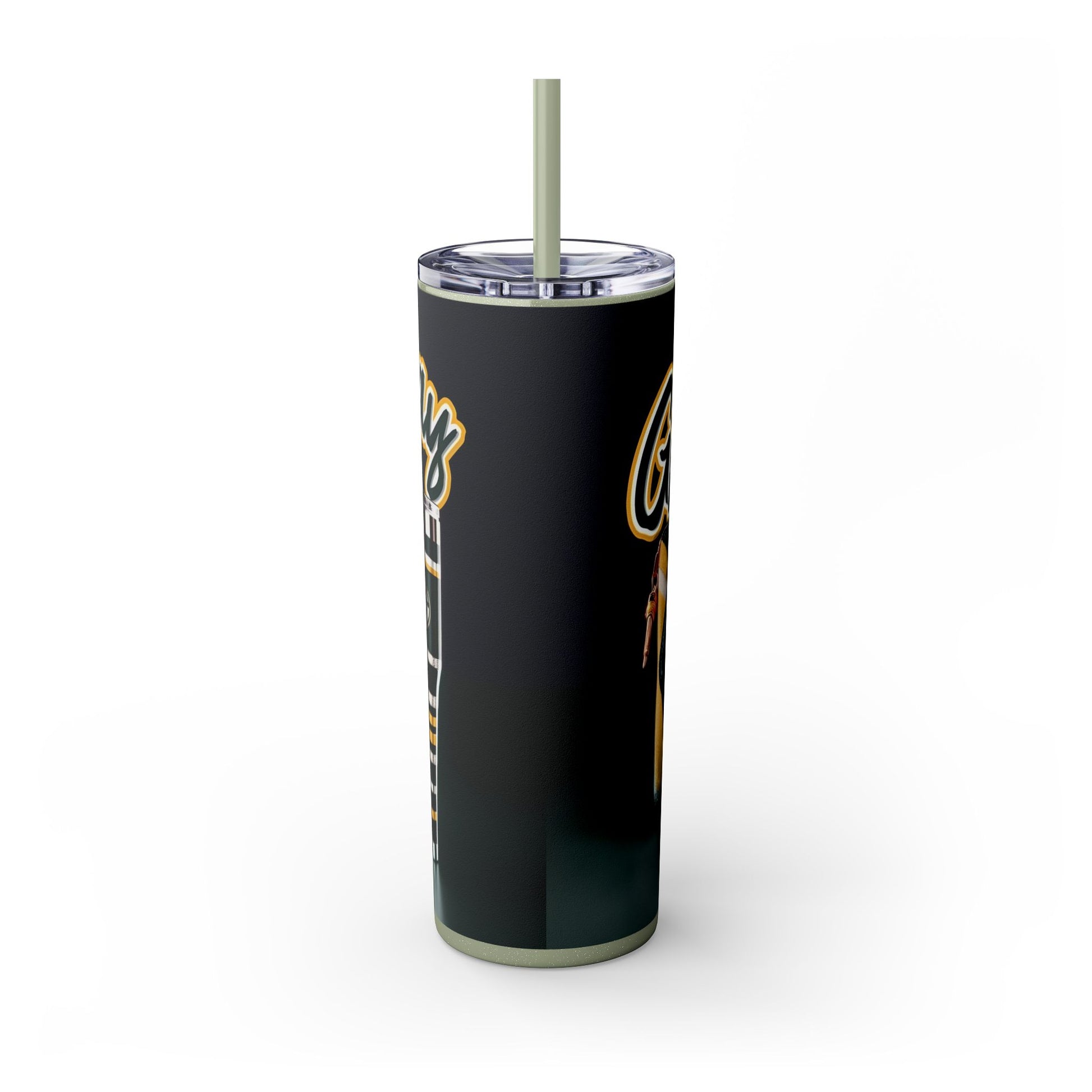 Skinny Tumbler with Straw, 20oz - Rock n Royalty Designs