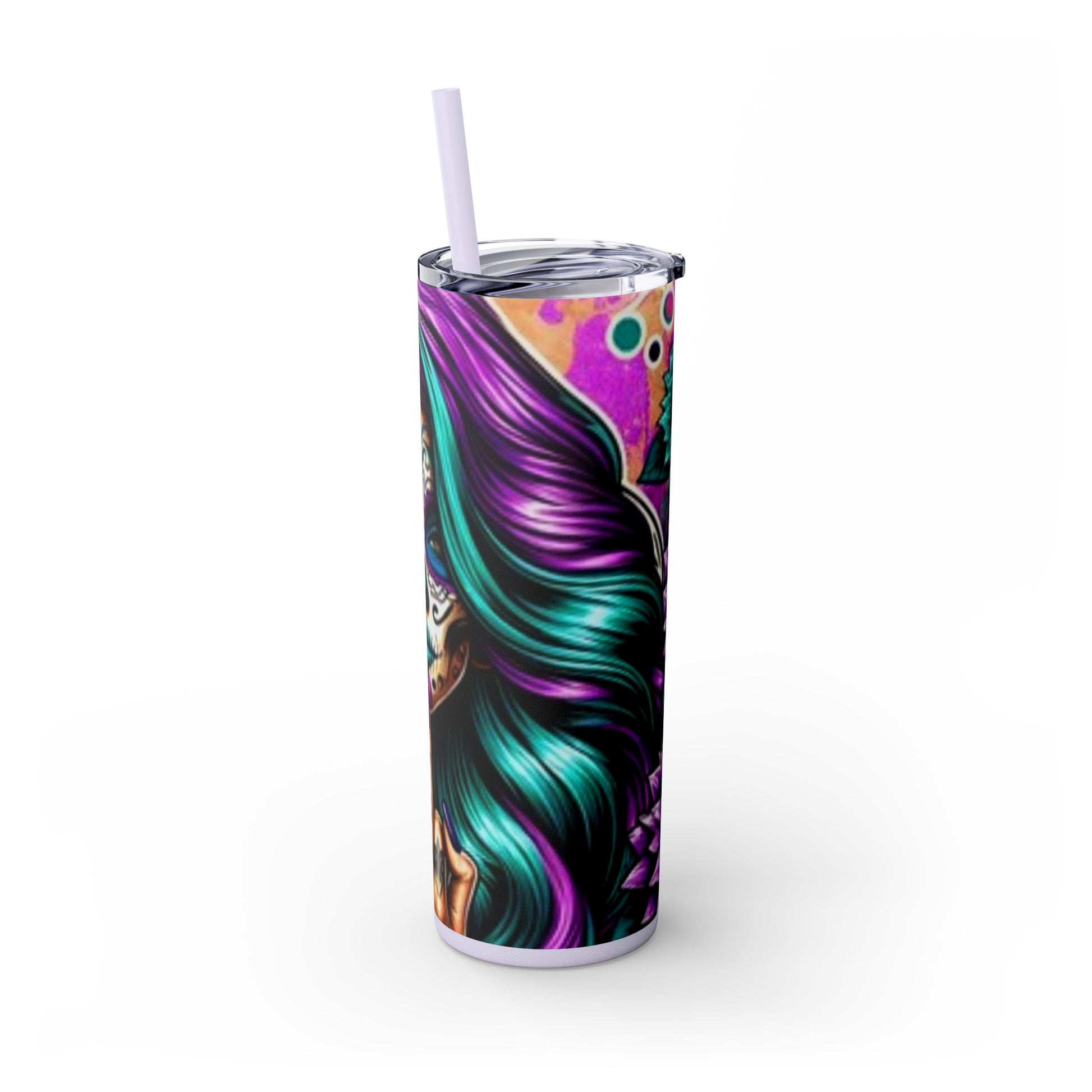 Skinny Tumbler with Straw, 20oz - Rock n Royalty Designs