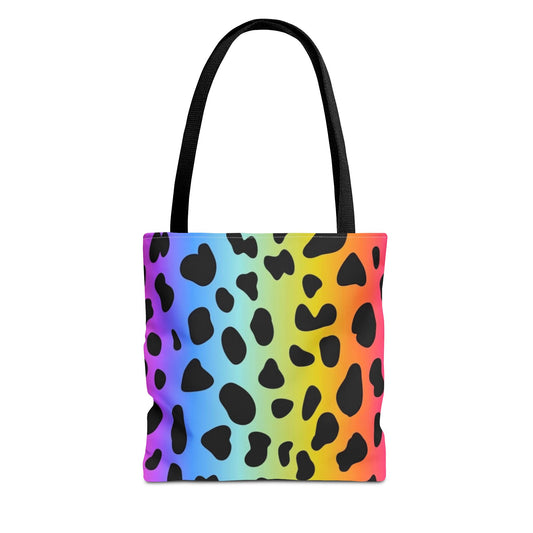 Copy of Copy of Copy of Copy of Copy of BLK WHT PINK SKULL - Tote Bag (AOP) - Rock n Royalty Designs