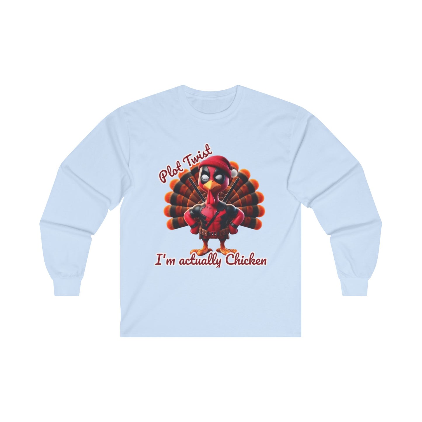 Thanksgiving Long Sleeve Tee - Funny Chicken Lovers Shirt Printify