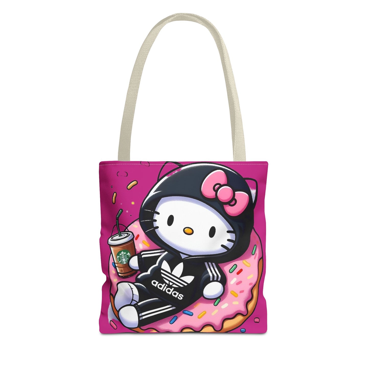 Cute Rocker Kitty Black Tote Bag – Rock n' Royalty Designs Printify