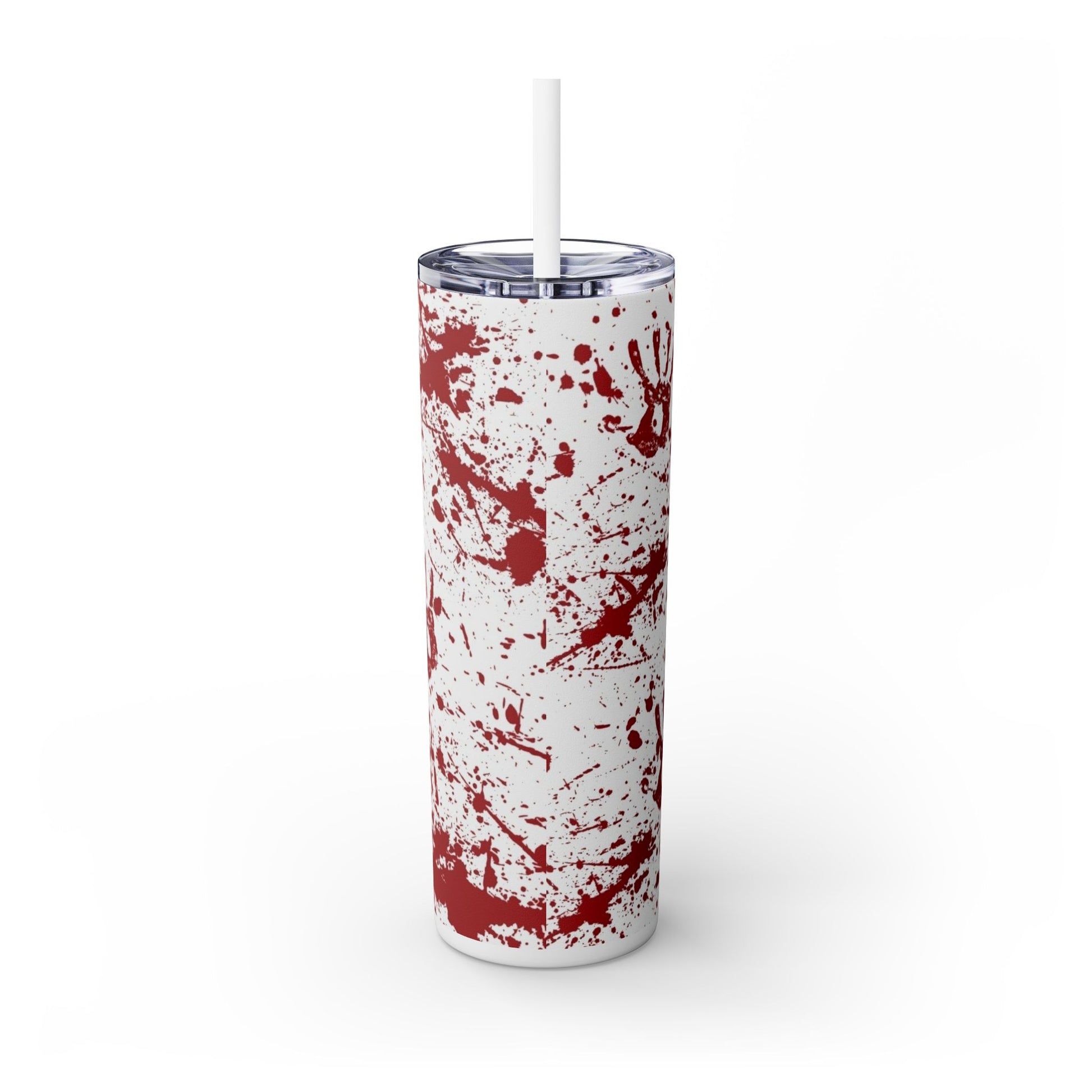 I'M OK, ITS NOT MY BLOOD - Skinny Tumbler with Straw, 20oz - Rock n Royalty Designs