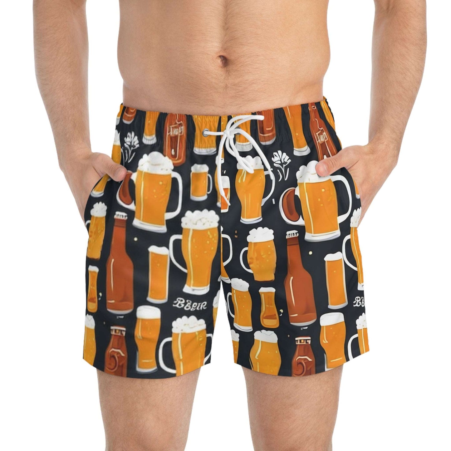 BEERS - Swim Trunks (AOP) - Rock n Royalty Designs