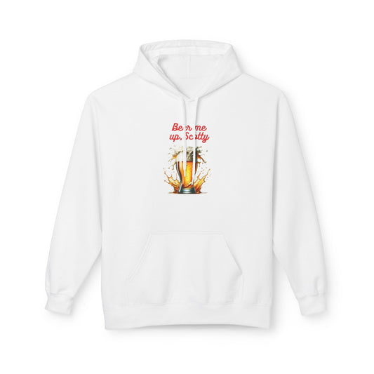 BEER ME UP, SCOTTY, Fleece Hoodie Printify