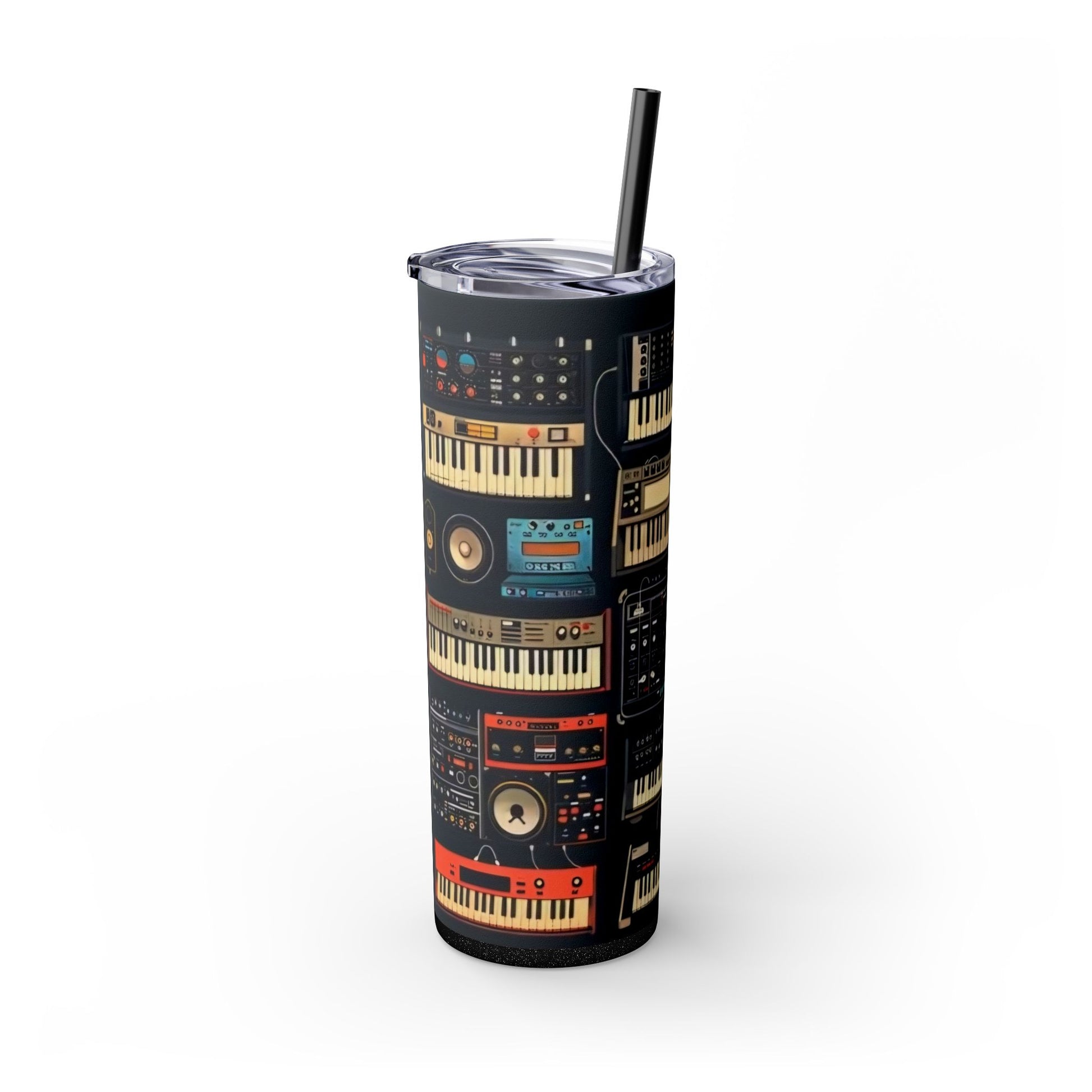 The key boards - Skinny Tumbler with Straw, 20oz Printify