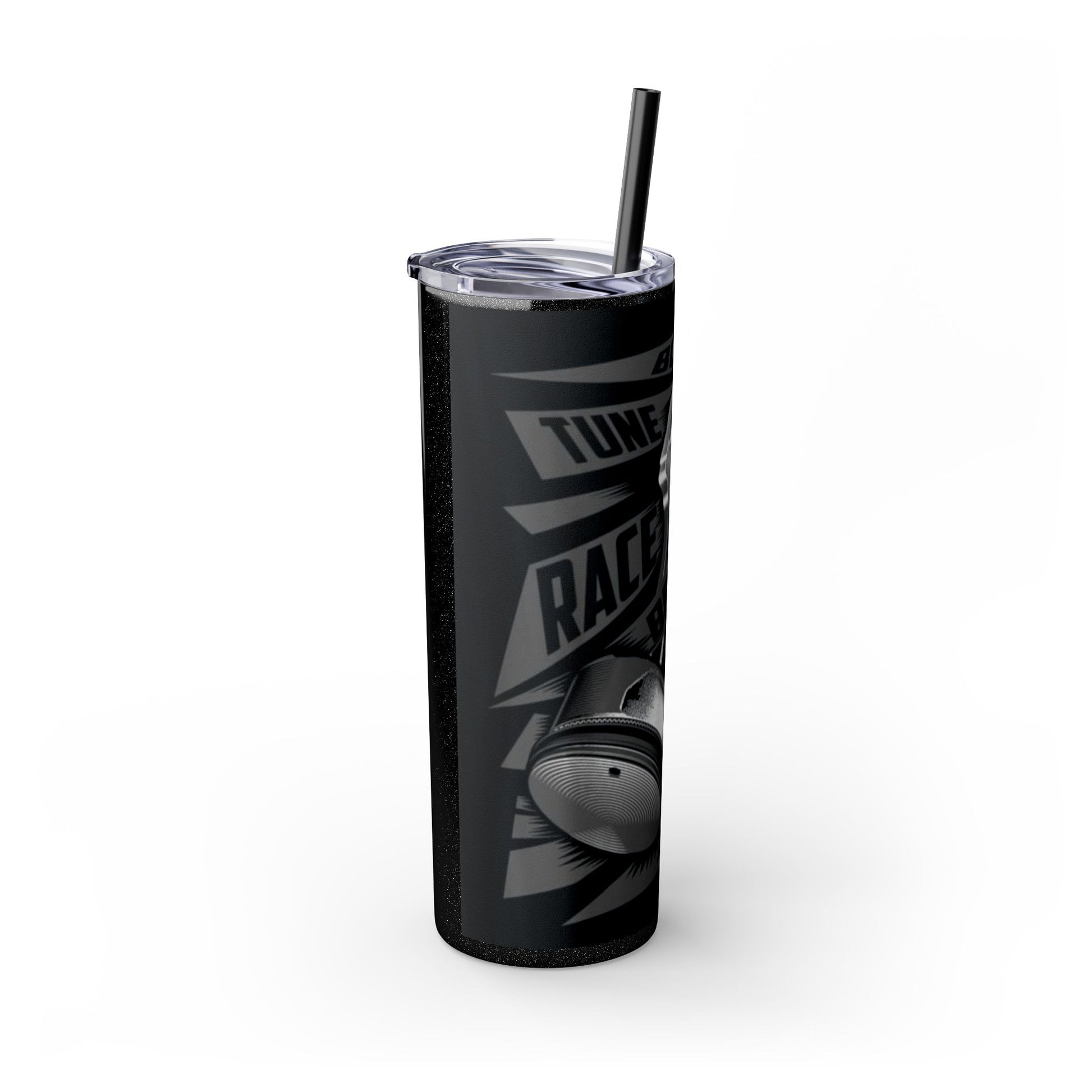 Mechanic- Skinny Tumbler with Straw, 20oz Printify