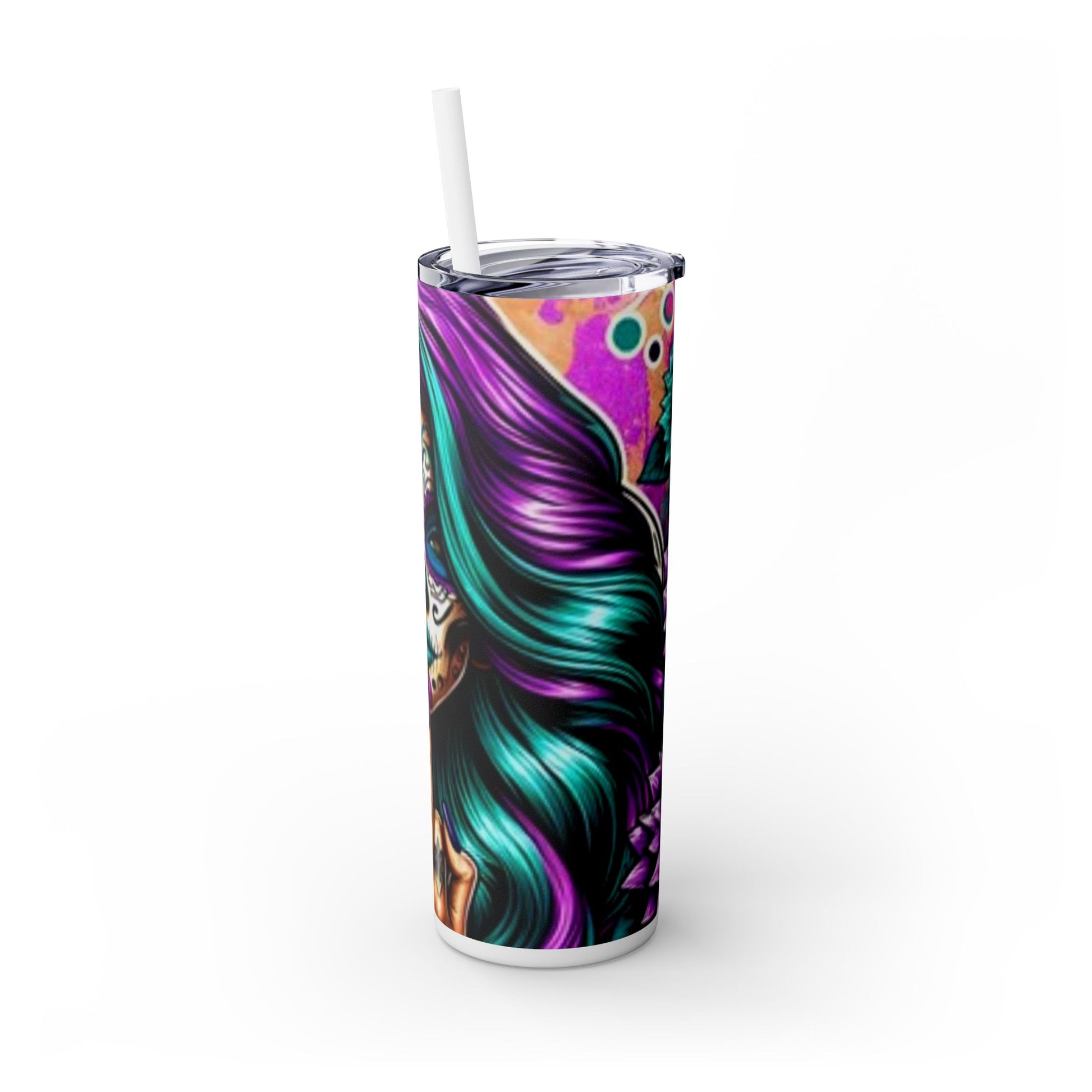 Skinny Tumbler with Straw, 20oz - Rock n Royalty Designs