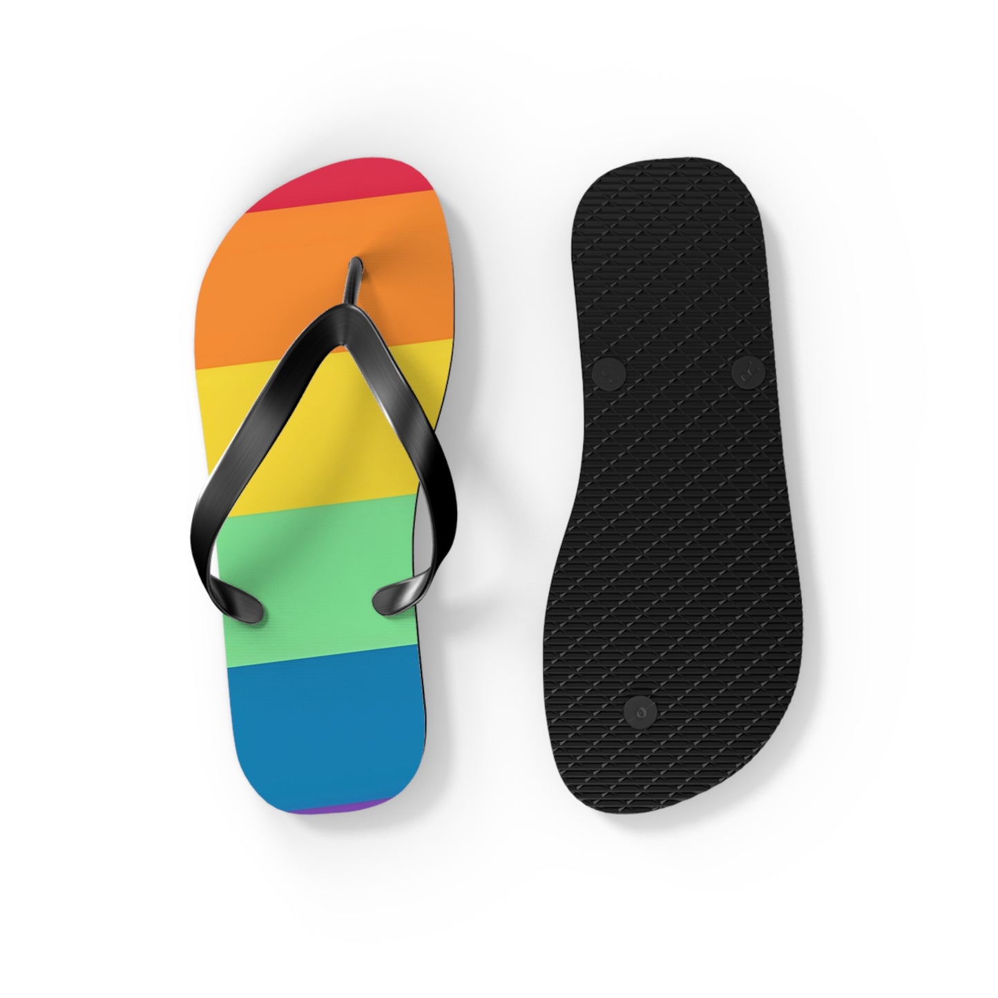 RAINBOW - Flip Flops - Rock n Royalty Designs