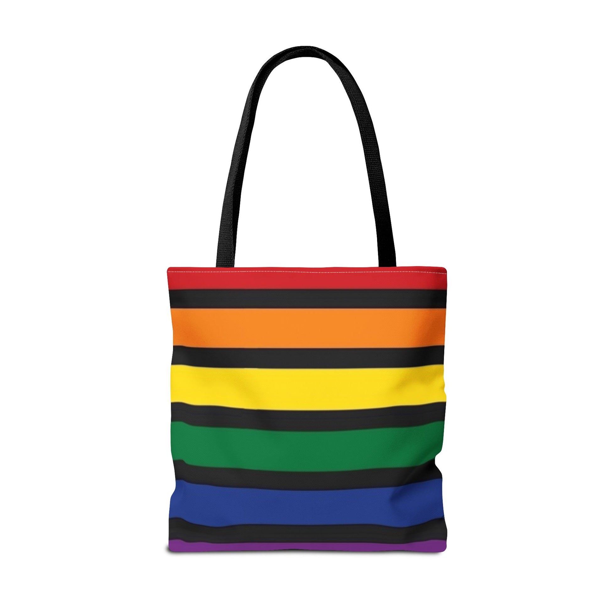 Rainbow Animal, Pink Flower, Rainbow Stripes 3 Designs 3 sizes - Tote Bag (AOP) - Rock n Royalty Designs