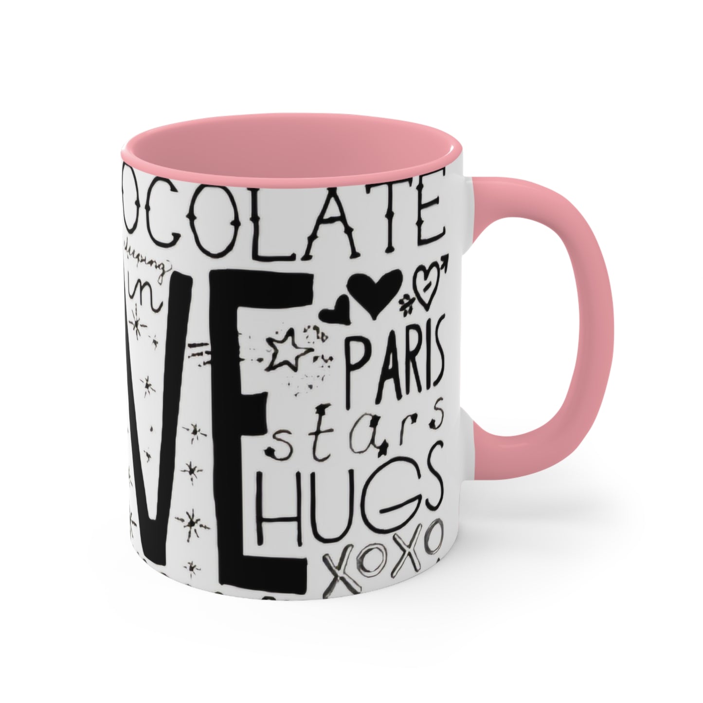 All LOVE- Accent Mugs - Rock n Royalty Designs