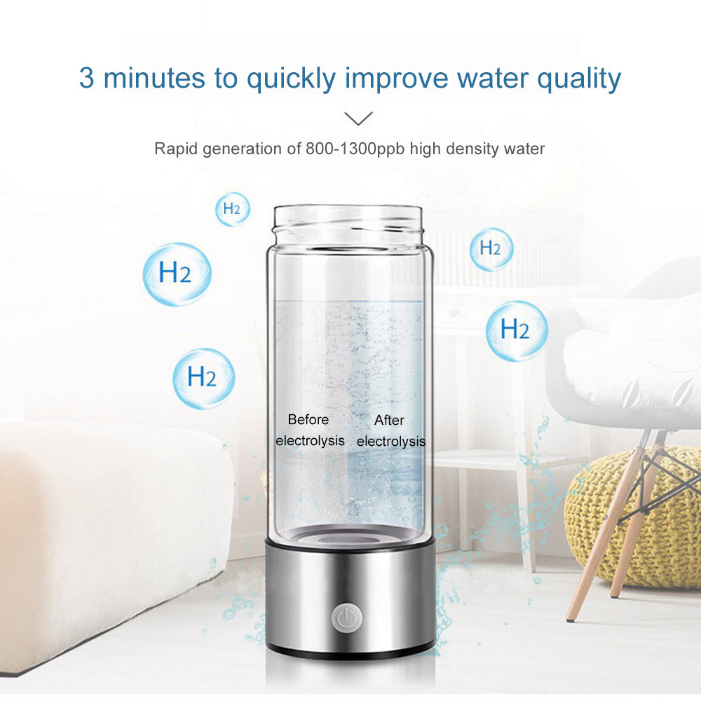 Upgraded Health Smart Hydrogen Water Cup Water Machine Live Hydrogen Power Cup - Rock n Royalty Designs