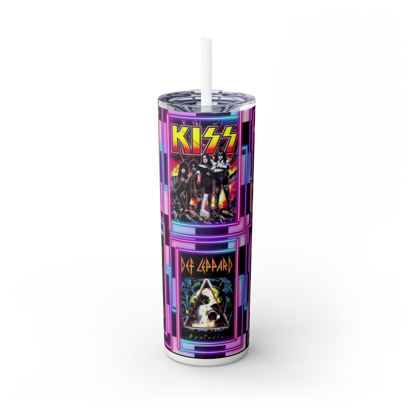 Rockin Skinny Tumbler with Straw, 20oz - Rock n Royalty Designs