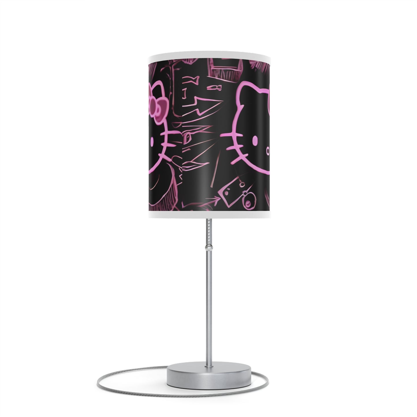 HELLO Ms Kitty Lamp on a Stand, US|CA plug Printify