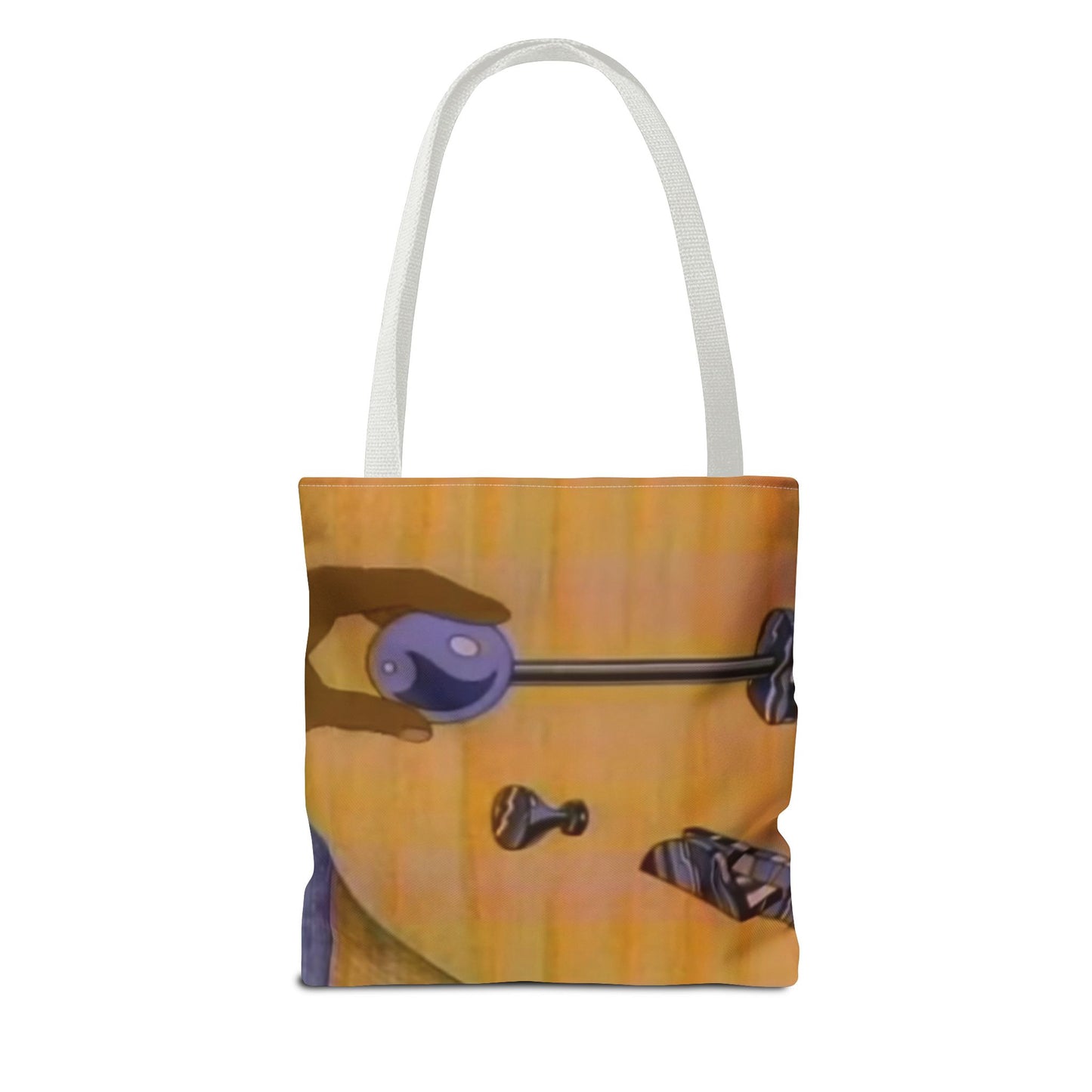 "Retro Pinball Counting Animation Tote Bag - Vintage Educational TV Classic (70s-80s)" Printify