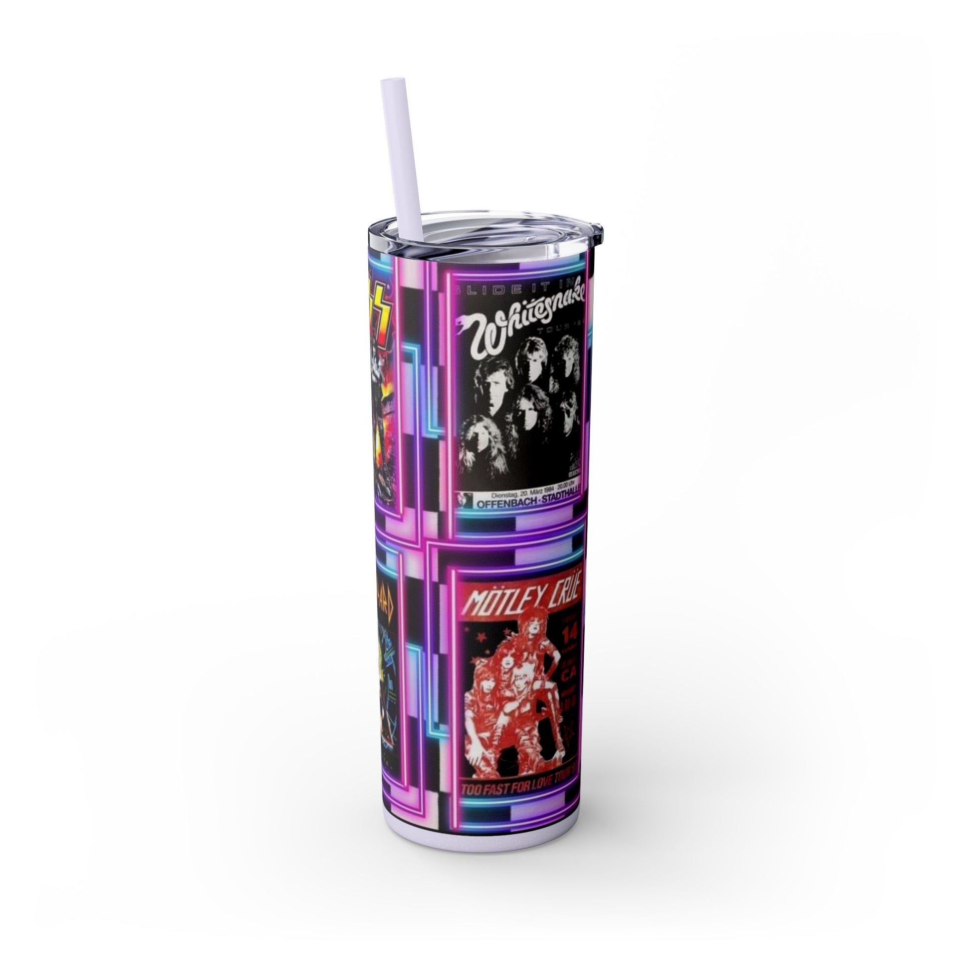 Rockin Skinny Tumbler with Straw, 20oz - Rock n Royalty Designs