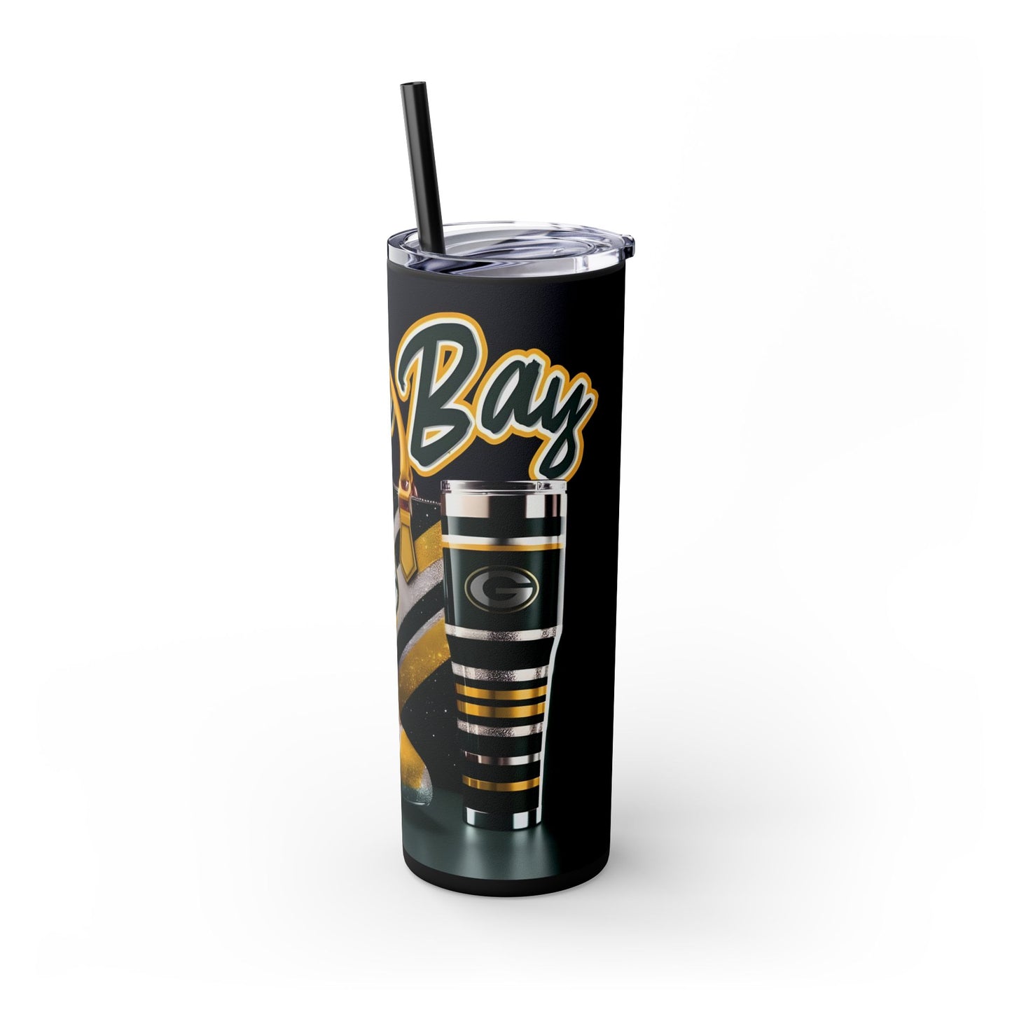 Skinny Tumbler with Straw, 20oz - Rock n Royalty Designs