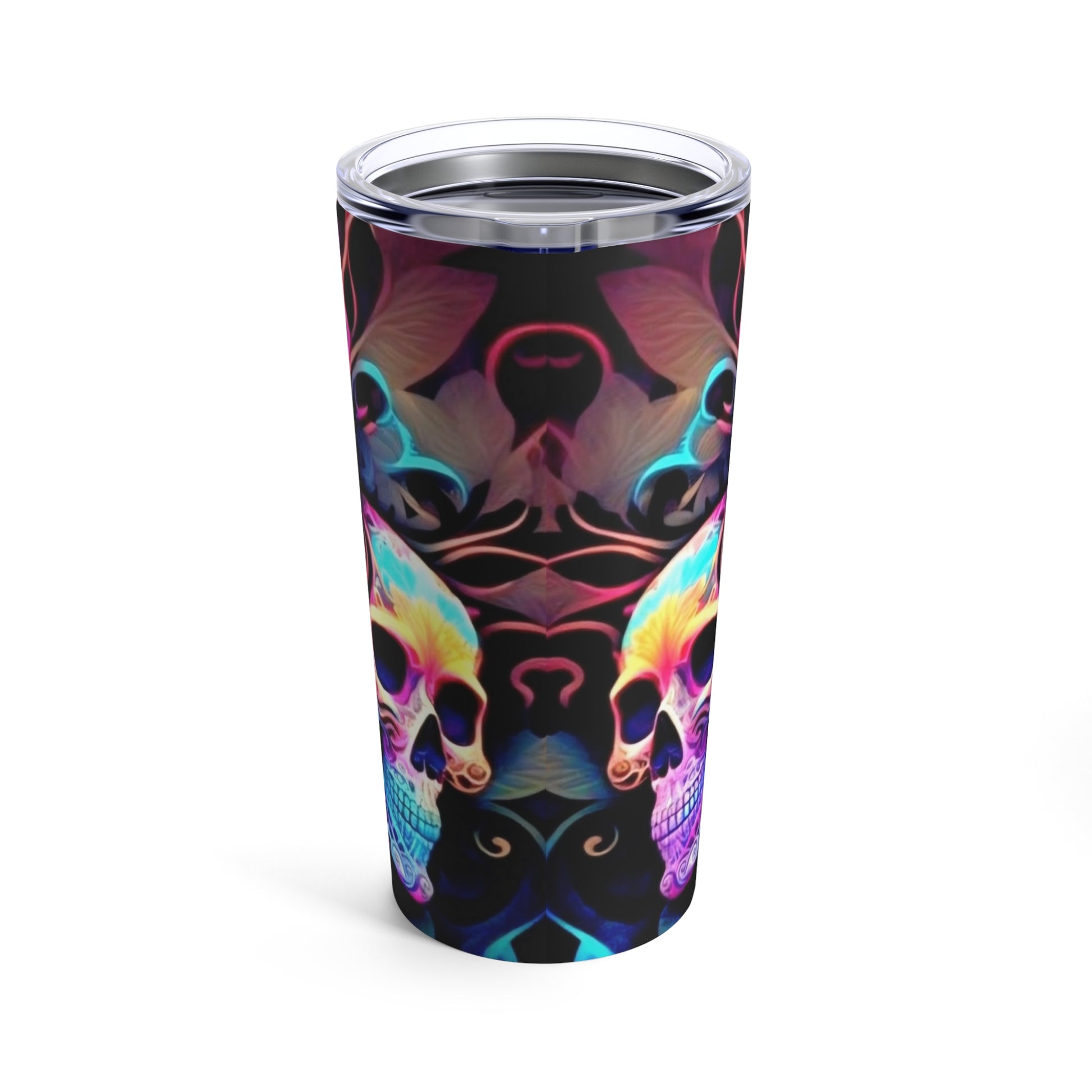 Colorful 3 Skull - Tumbler 20oz - Rock n Royalty Designs