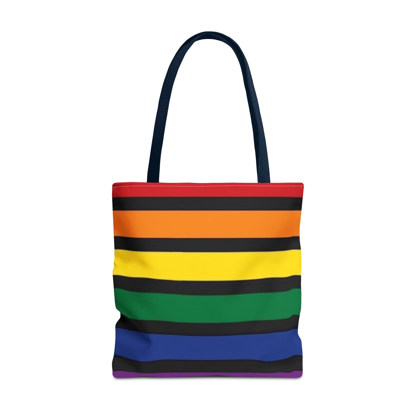 Rainbow Animal, Pink Flower, Rainbow Stripes 3 Designs 3 sizes - Tote Bag (AOP) - Rock n Royalty Designs