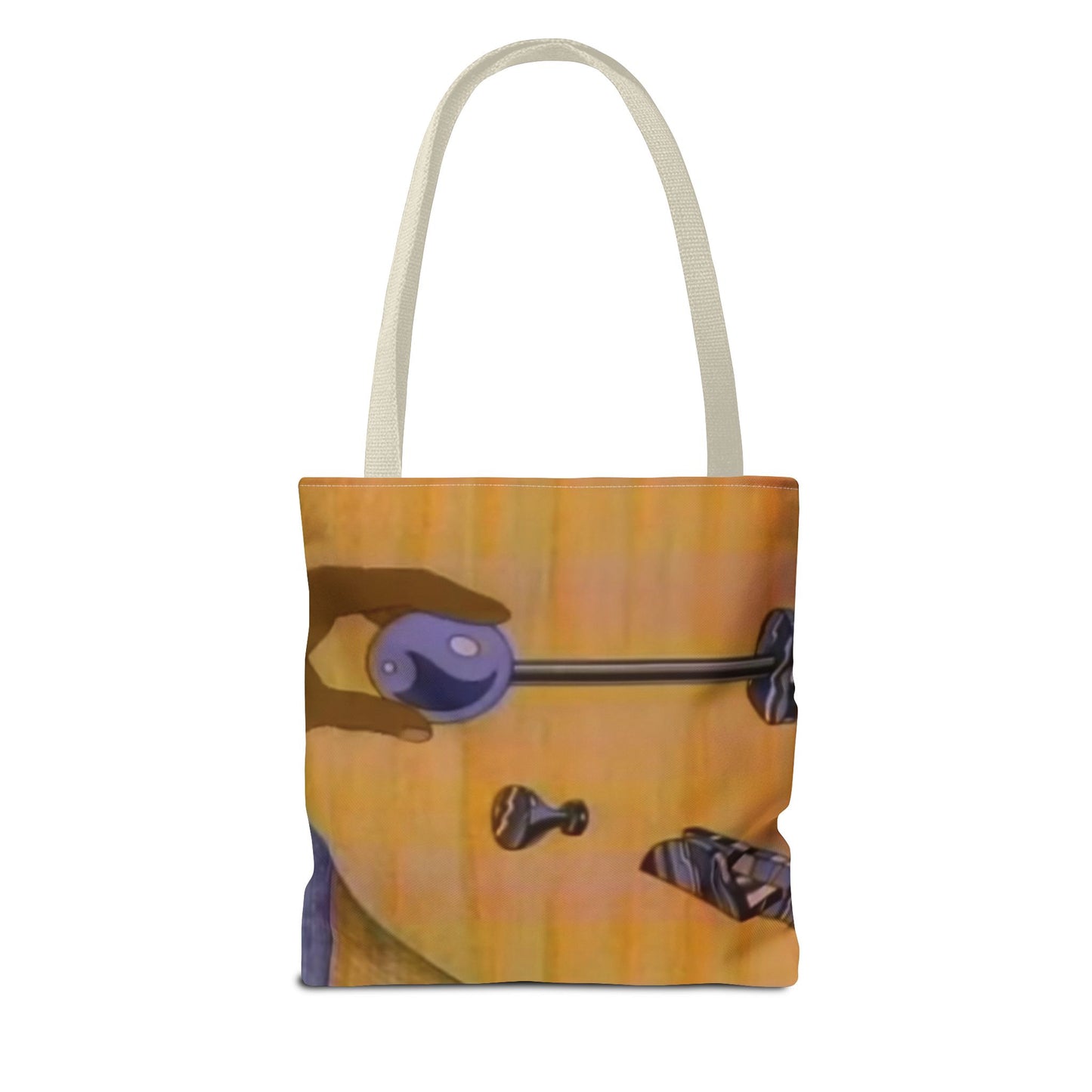 "Retro Pinball Counting Animation Tote Bag - Vintage Educational TV Classic (70s-80s)" Printify