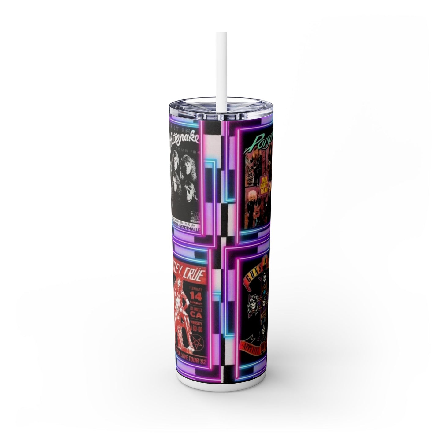 Rockin Skinny Tumbler with Straw, 20oz - Rock n Royalty Designs