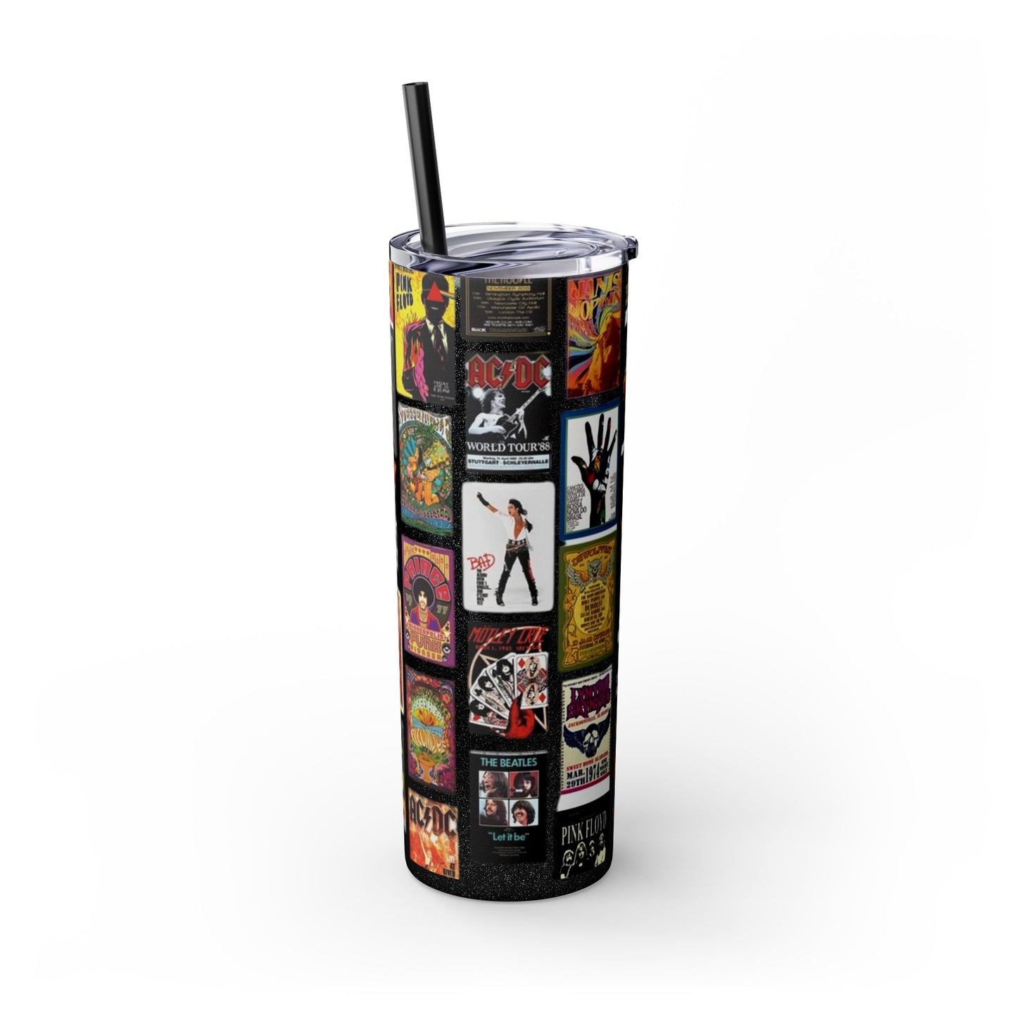 Copy of Skinny Tumbler with Straw, 20oz - Rock n Royalty Designs