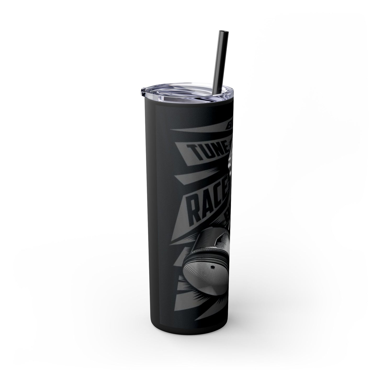 Mechanic- Skinny Tumbler with Straw, 20oz Printify