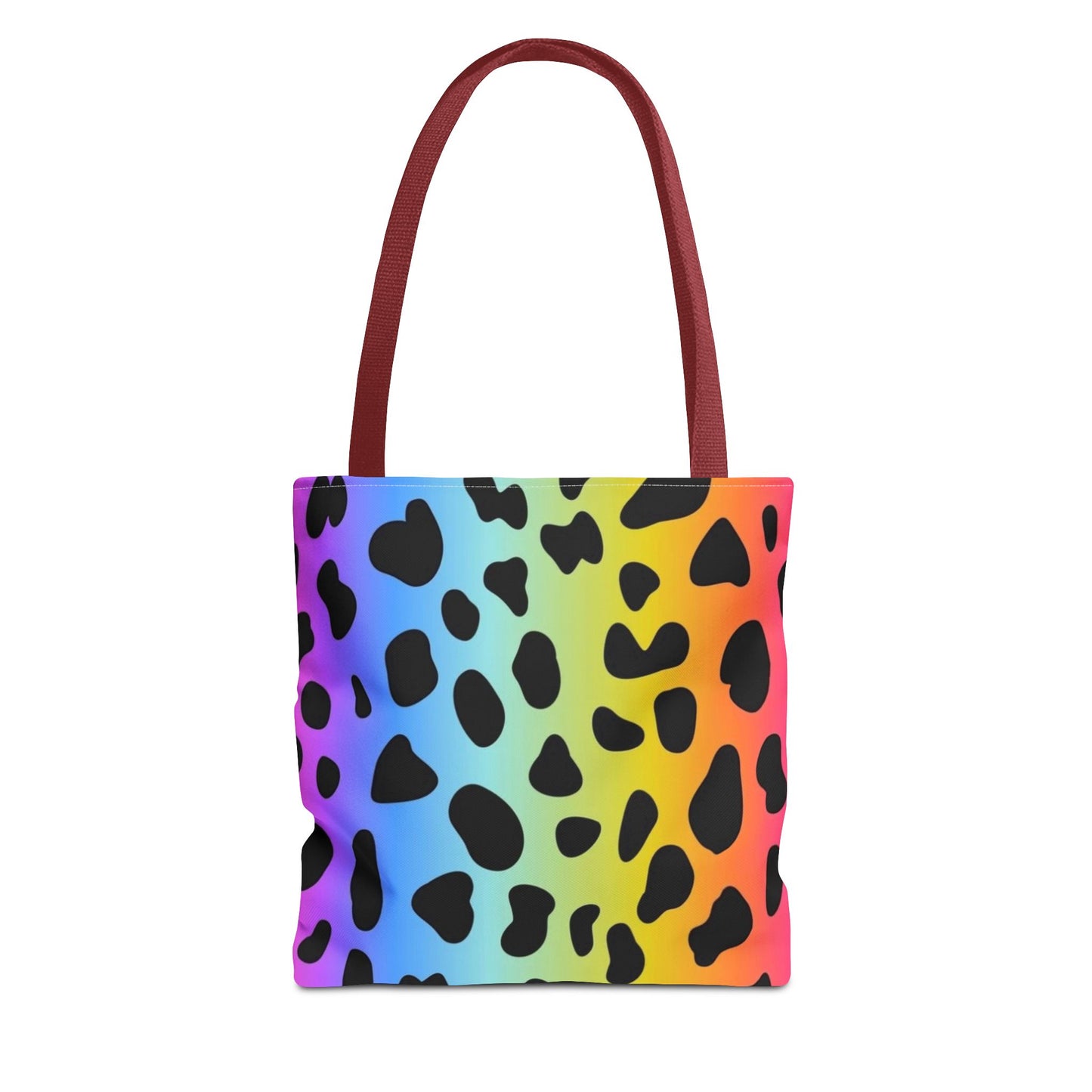 Rainbow Animal, Pink Flower, Rainbow Stripes 3 Designs 3 sizes - Tote Bag (AOP) - Rock n Royalty Designs