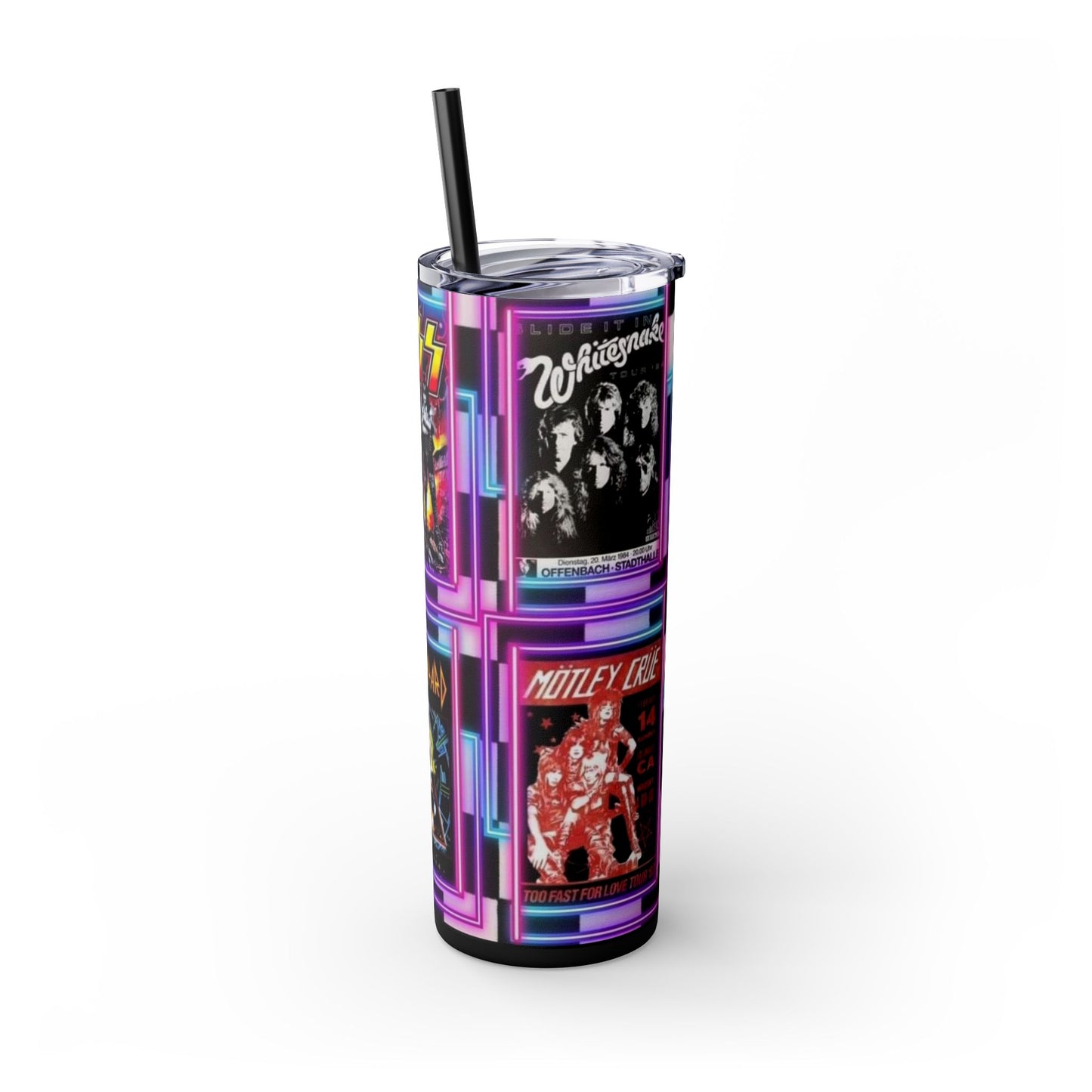 Rockin Skinny Tumbler with Straw, 20oz - Rock n Royalty Designs