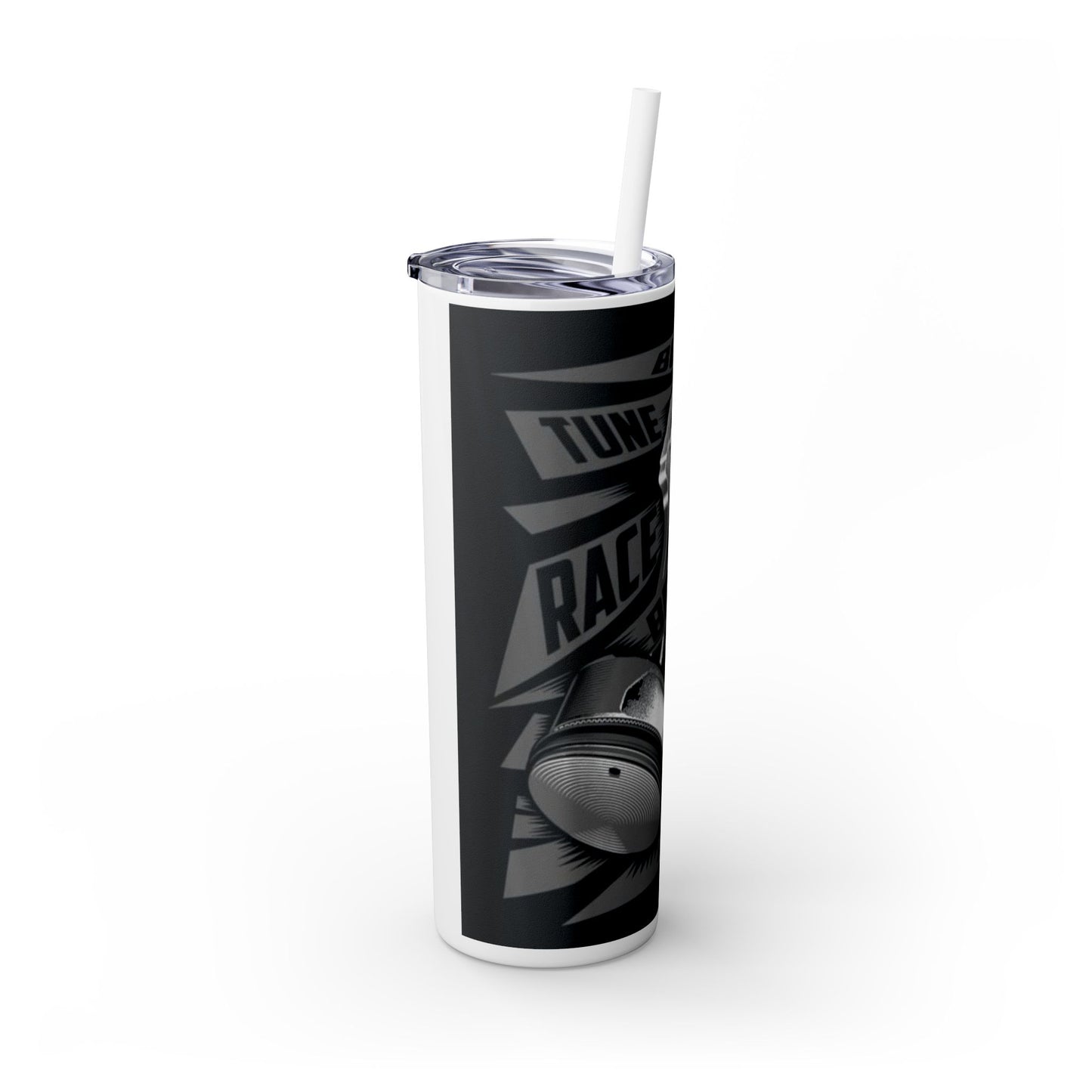 Mechanic- Skinny Tumbler with Straw, 20oz Printify