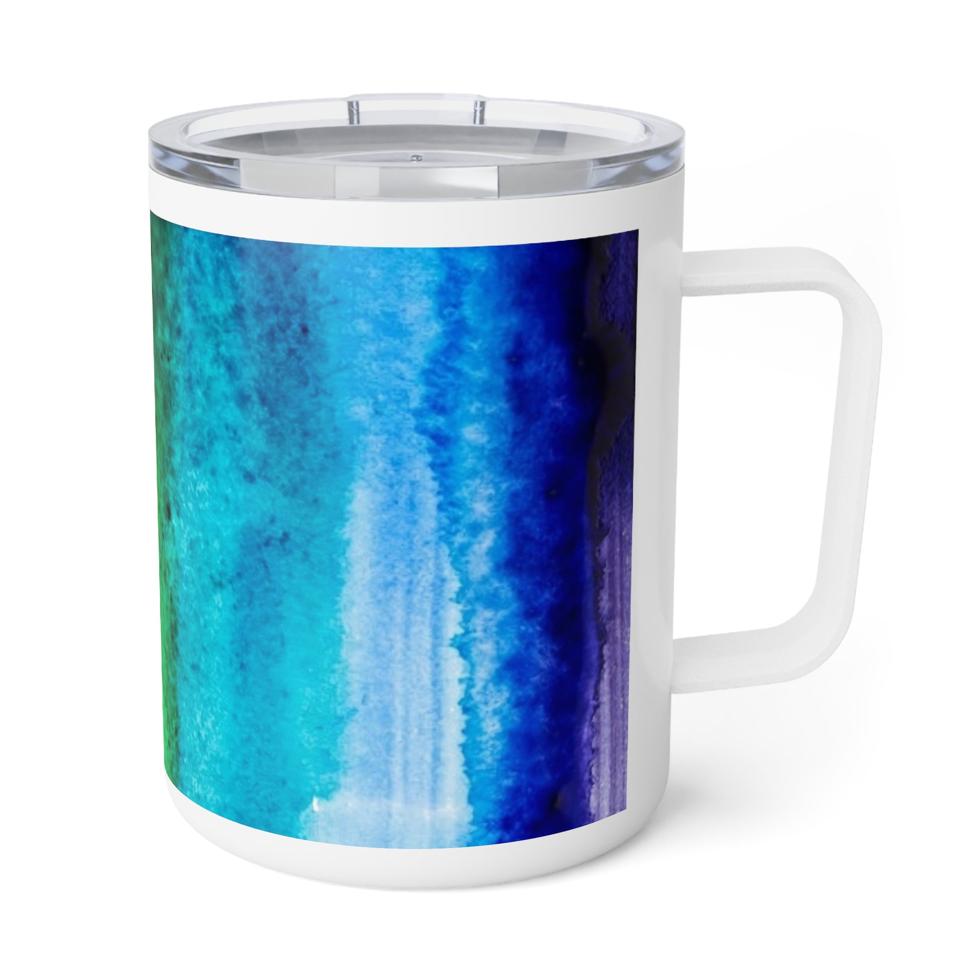 Colorful Rainbow - Insulated Coffee Mug, 10oz - Rock n Royalty Designs