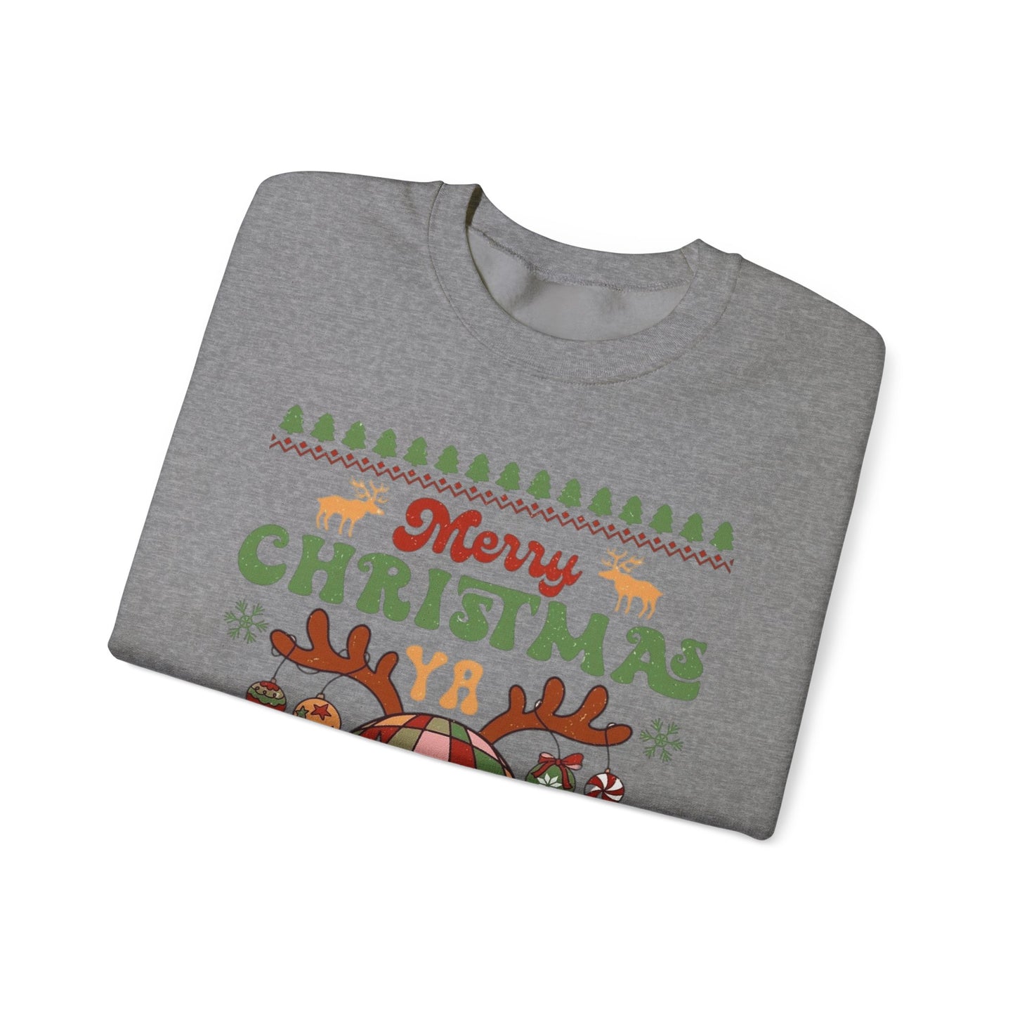 ITS CHRISTMAS YOU FILTHY ANIMAL - Unisex Heavy Blend™ Crewneck Sweatshirt Printify