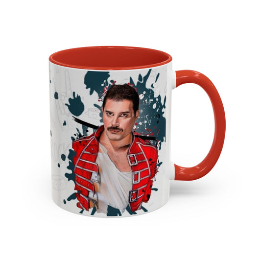 Queen Band Christmas - Accent Coffee Mug (11, 15oz) Printify